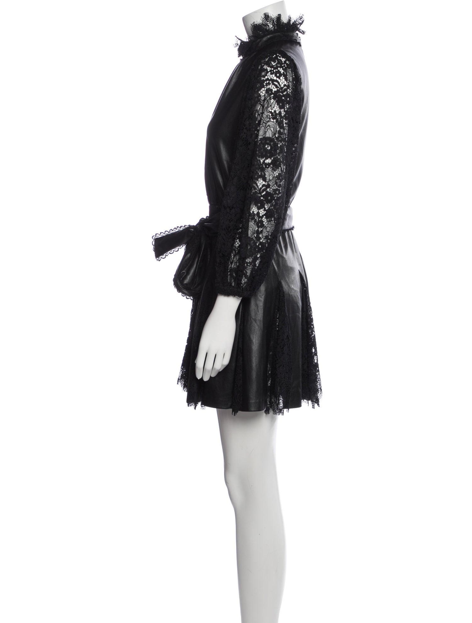 Alice + Olivia Mock Neck Mini Dress