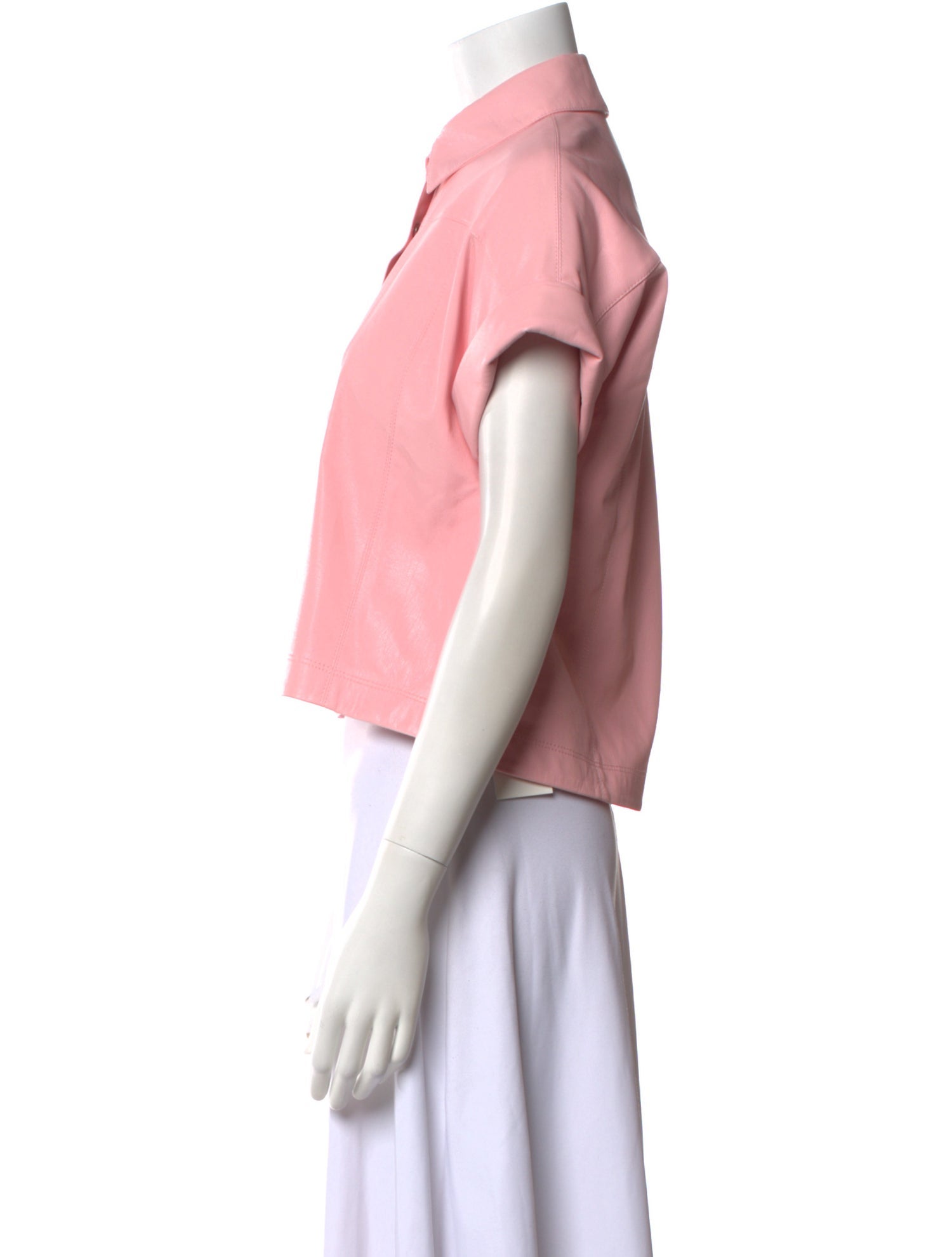 Alice + Olivia Short Sleeve Crop Top