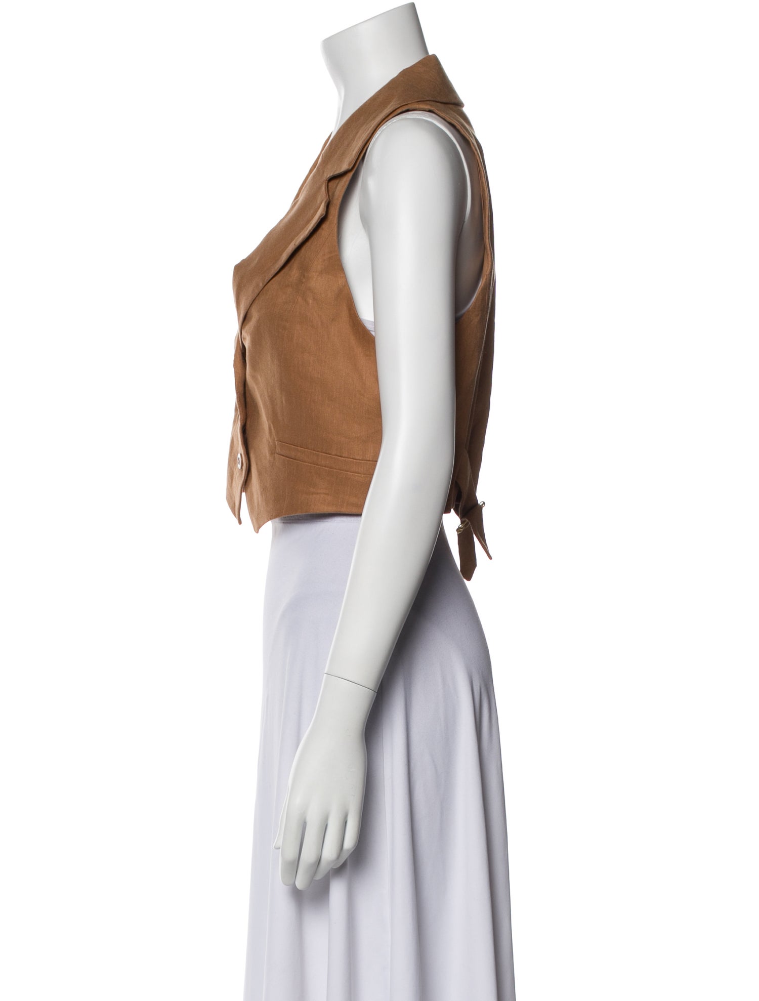 Alice + Olivia V-Neck Sleeveless Crop Top