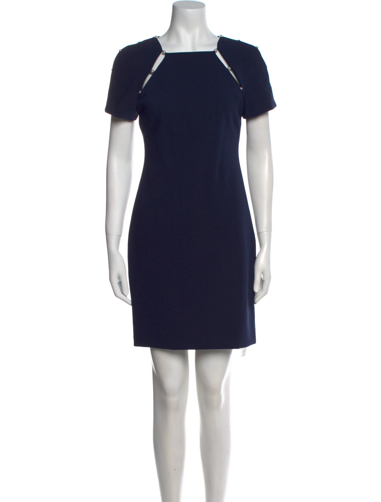 Alice + Olivia Square Neckline Mini Dress