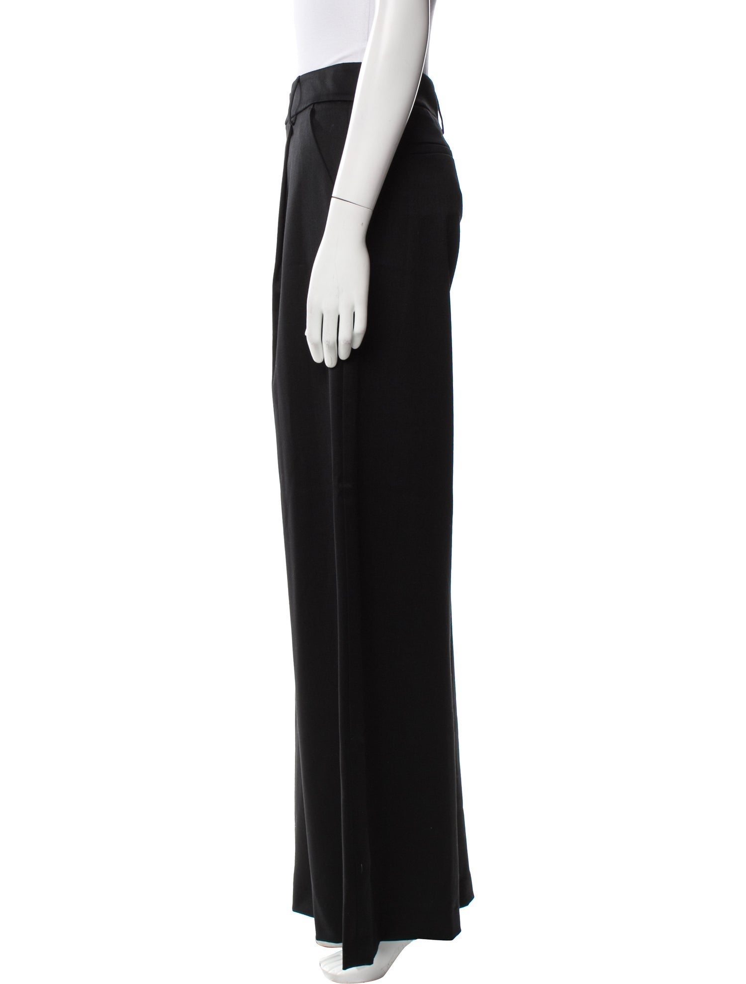 Alice + Olivia Wool Wide Leg Pants