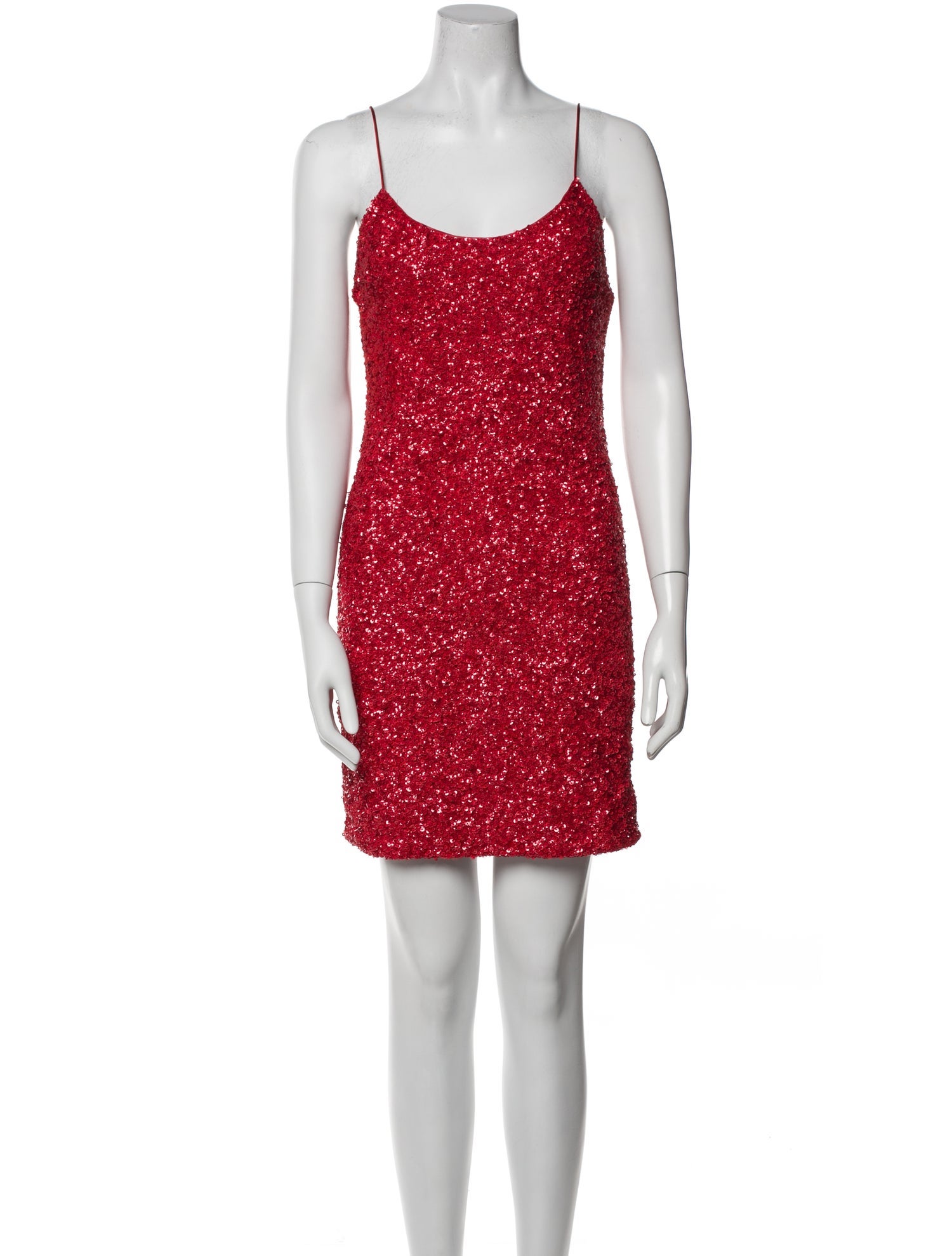 Alice + Olivia Scoop Neck Mini Dress