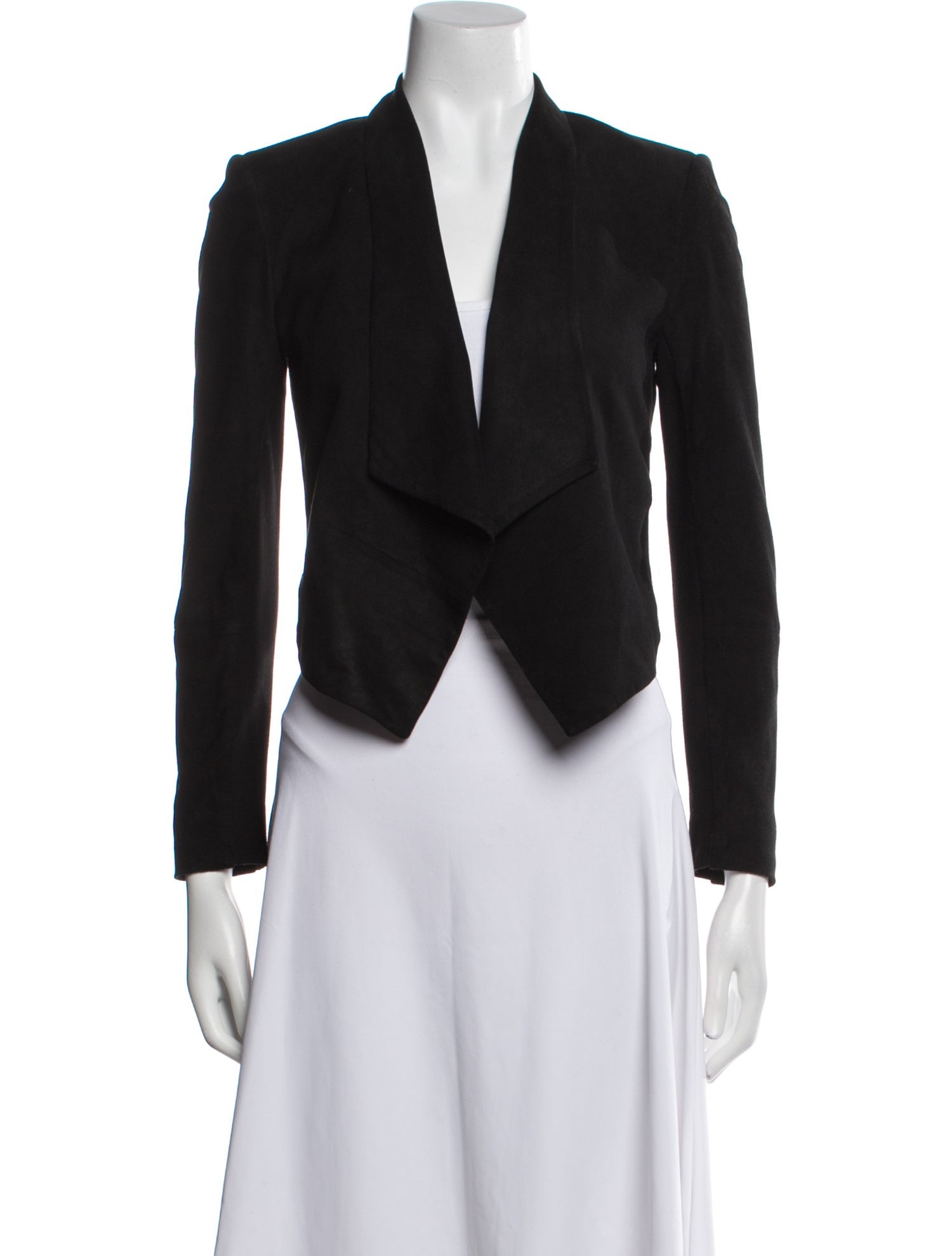 Alice + Olivia Leather Blazer