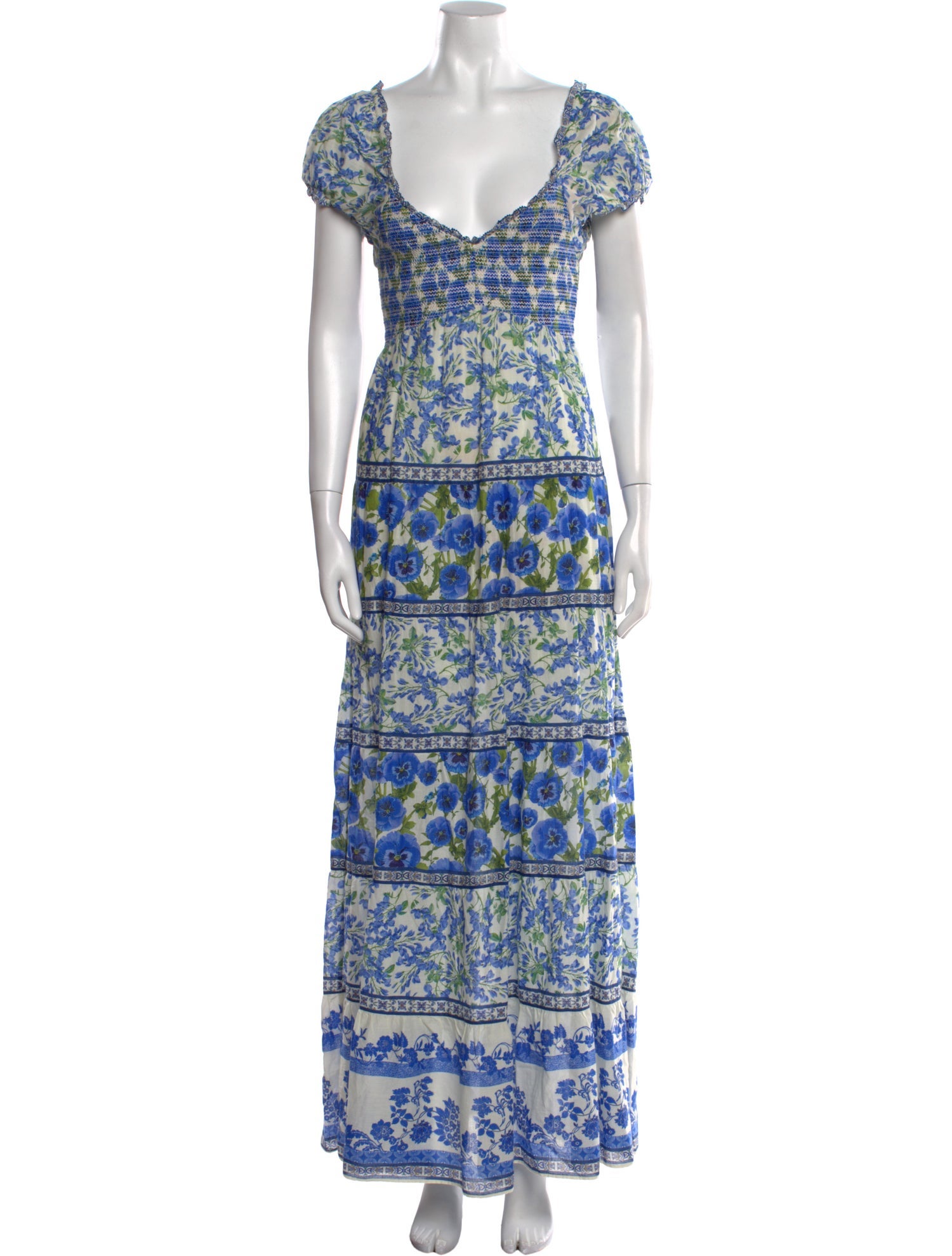 Alice + Olivia Floral Print Long Dress