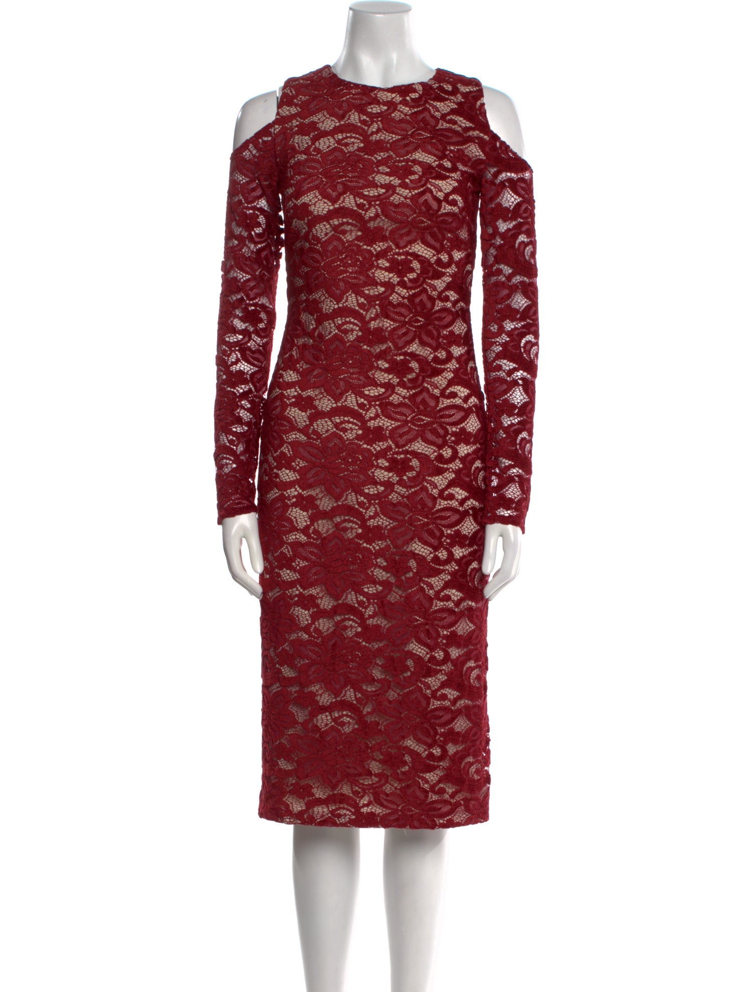 Alice + Olivia Lace Pattern Midi Length Dress w/ Tags