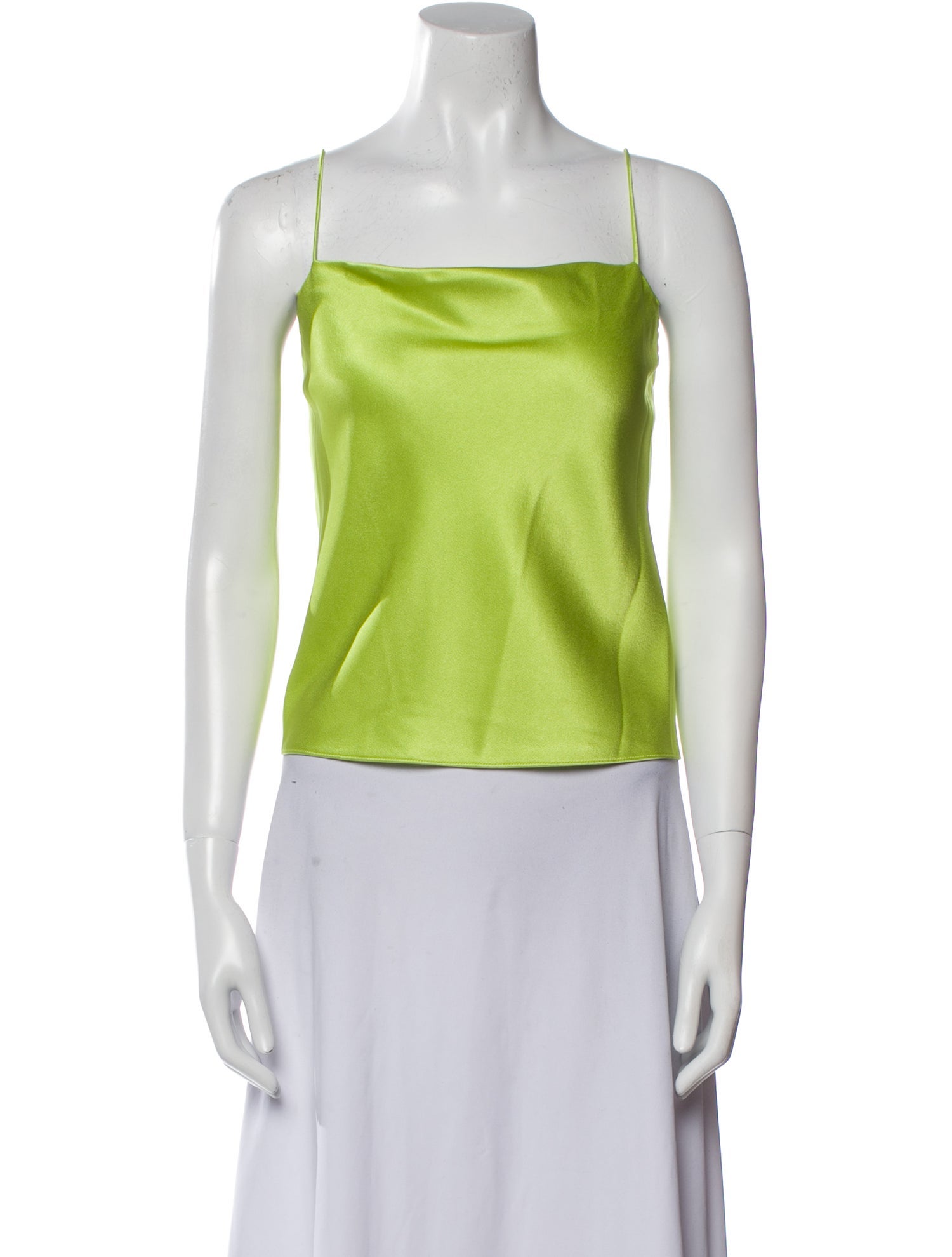 Alice + Olivia Square Neckline Sleeveless Crop Top
