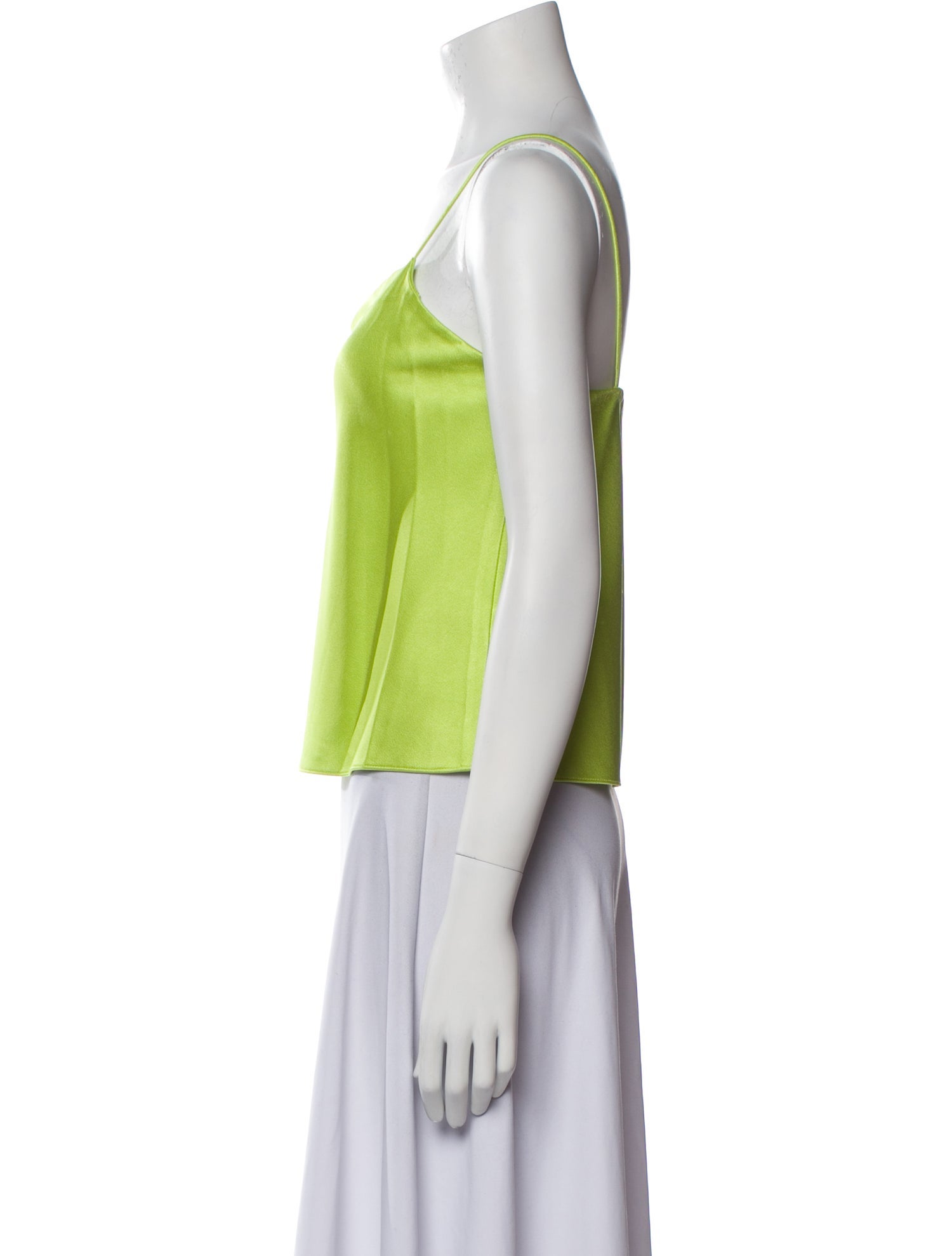 Alice + Olivia Square Neckline Sleeveless Crop Top