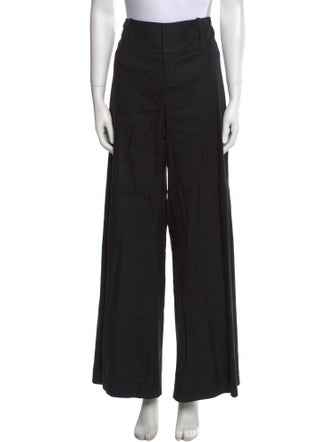 Alice + Olivia Linen Wide Leg Pants