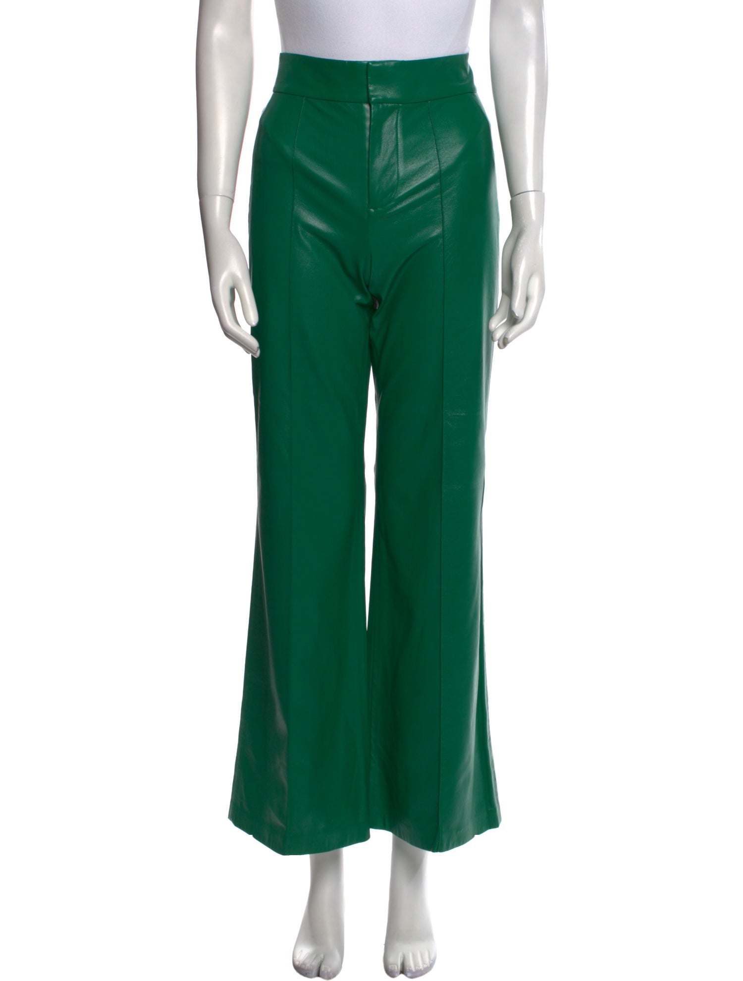 Alice + Olivia Faux Leather Wide Leg Pants