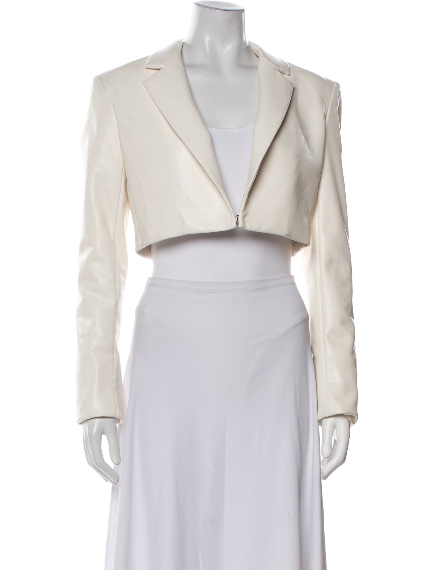 Alice + Olivia Faux Leather Blazer