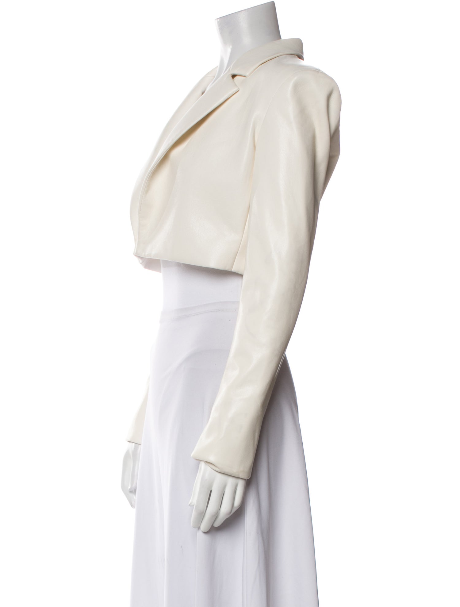 Alice + Olivia Faux Leather Blazer