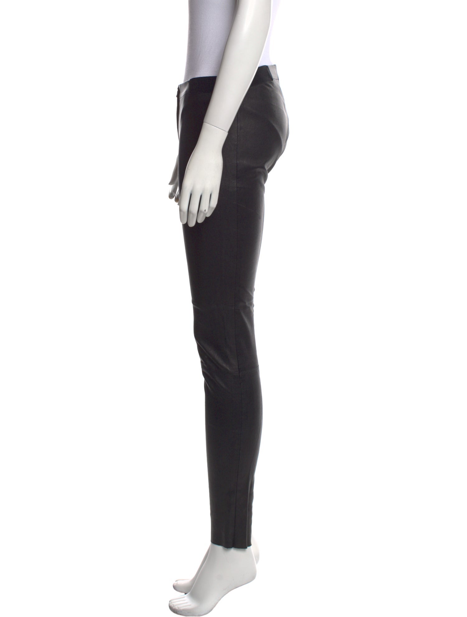 Alice + Olivia Lamb Leather Skinny Leg Pants