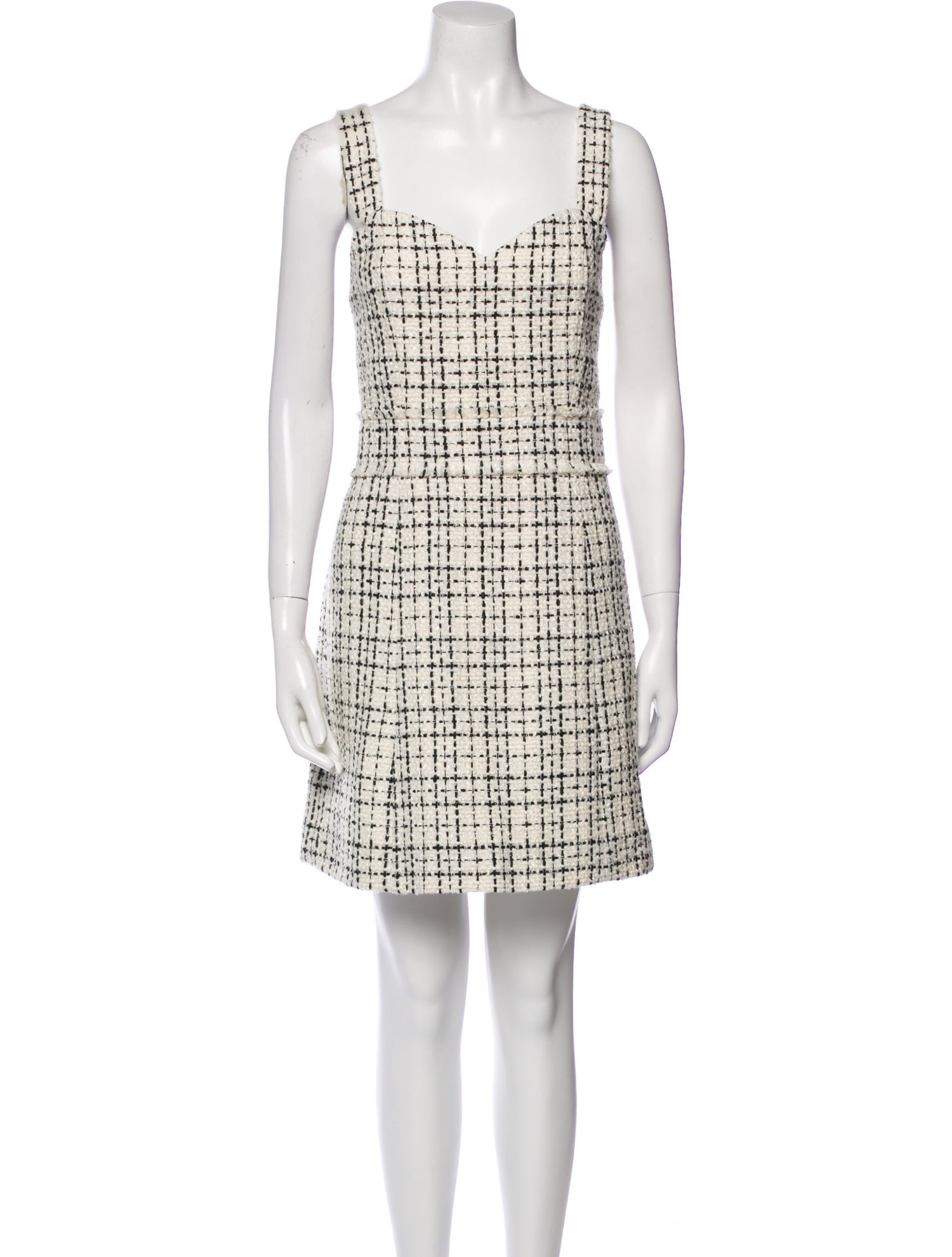 Alice + Olivia Plaid Print Mini Dress w/ Tags