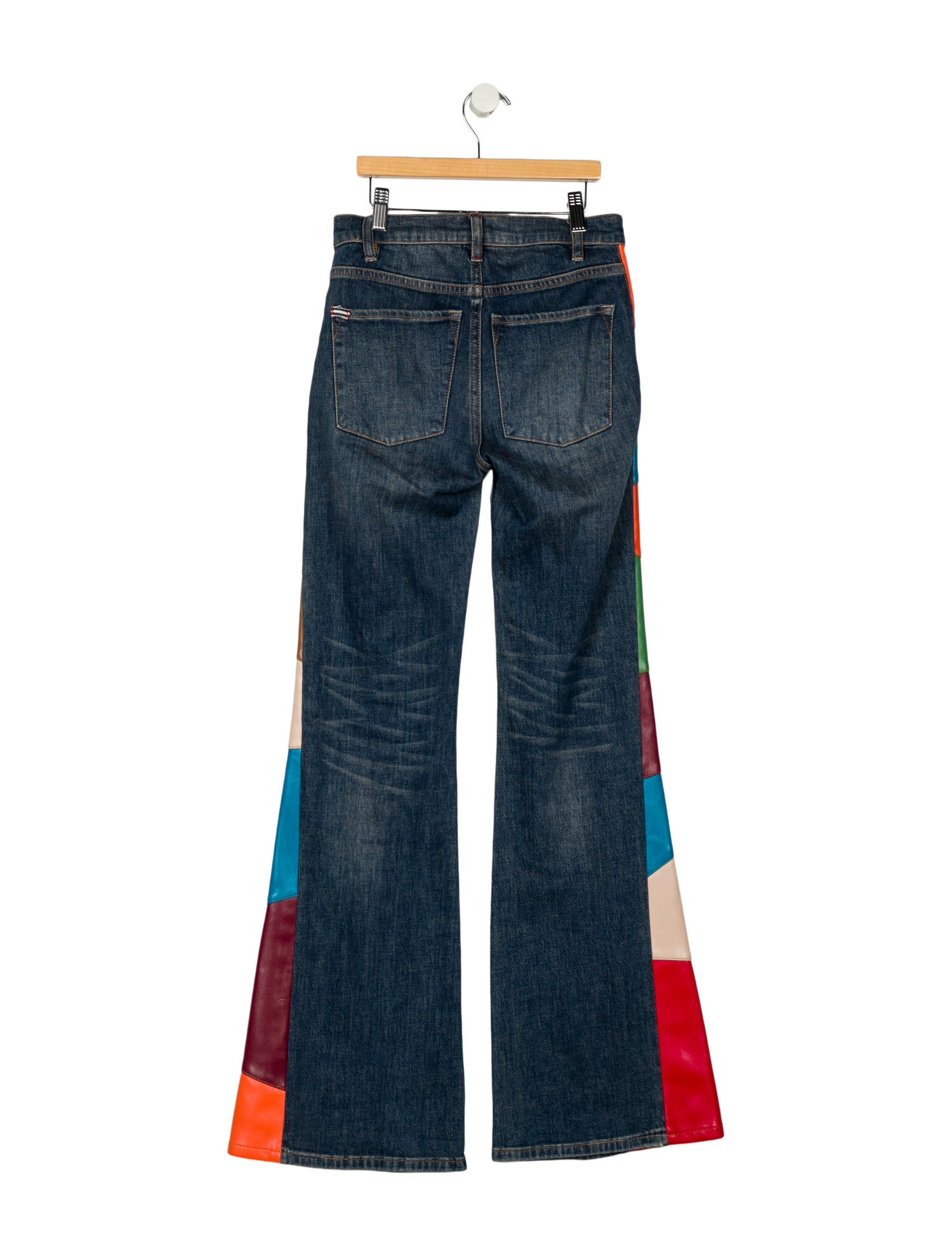 Alice + Olivia Mid-Rise Wide Leg Jeans