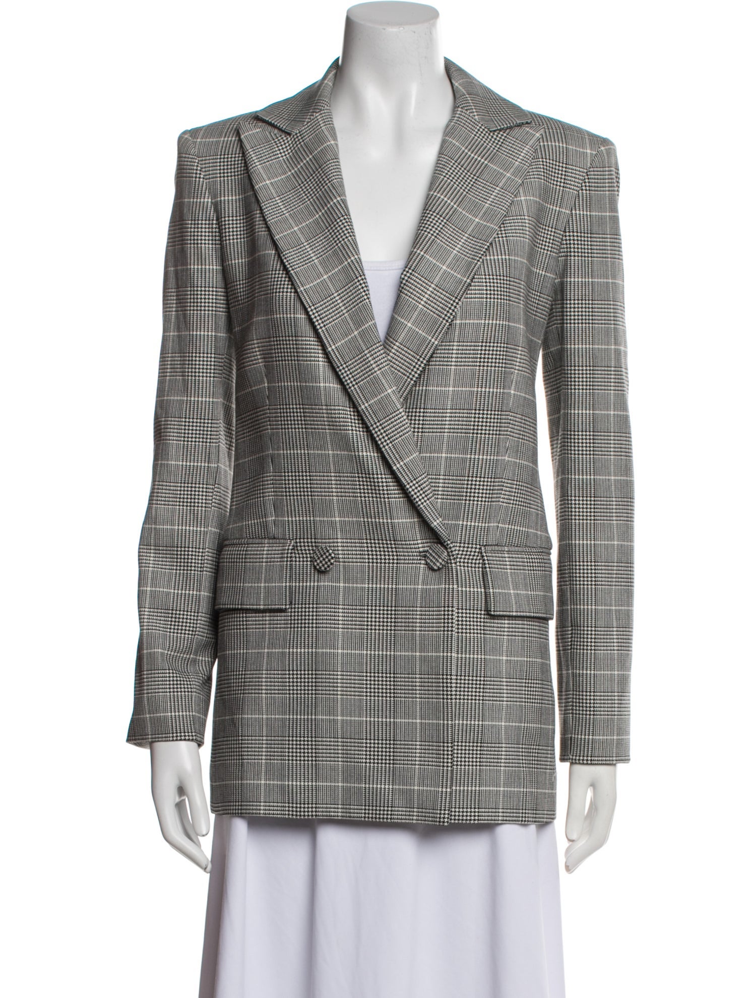 Alice + Olivia Houndstooth Print Blazer