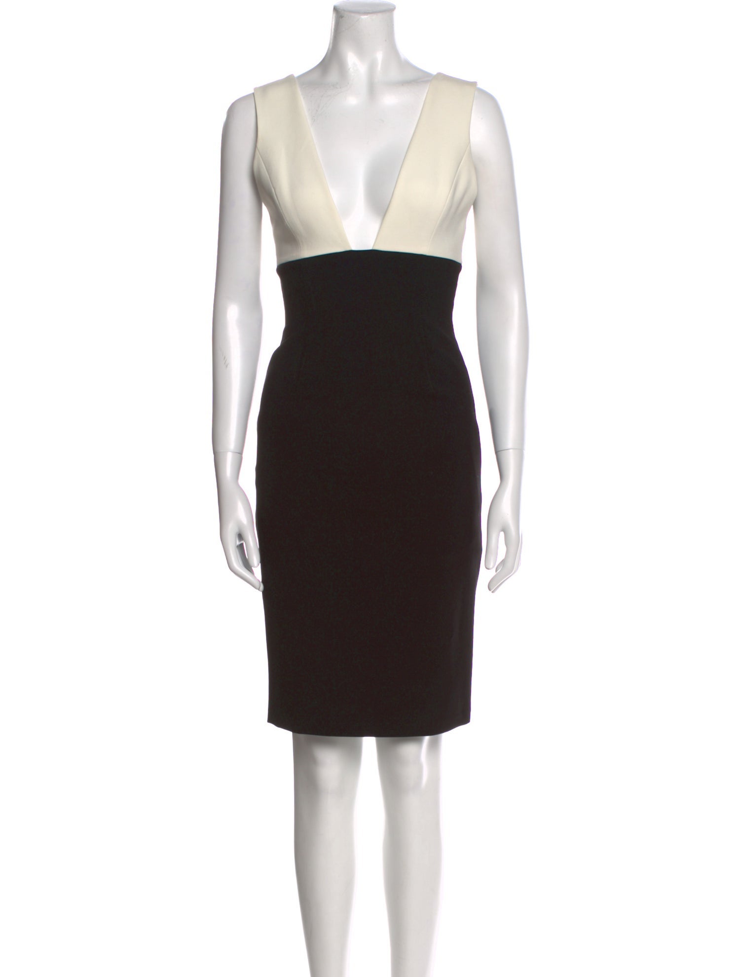 Alice + Olivia V-Neck Knee-Length Dress