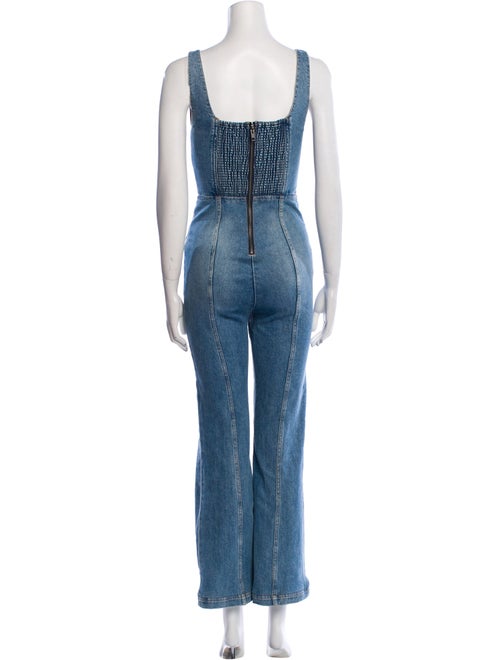 Alice + Olivia Square Neckline Jumpsuit