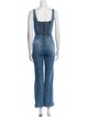 Alice + Olivia Square Neckline Jumpsuit
