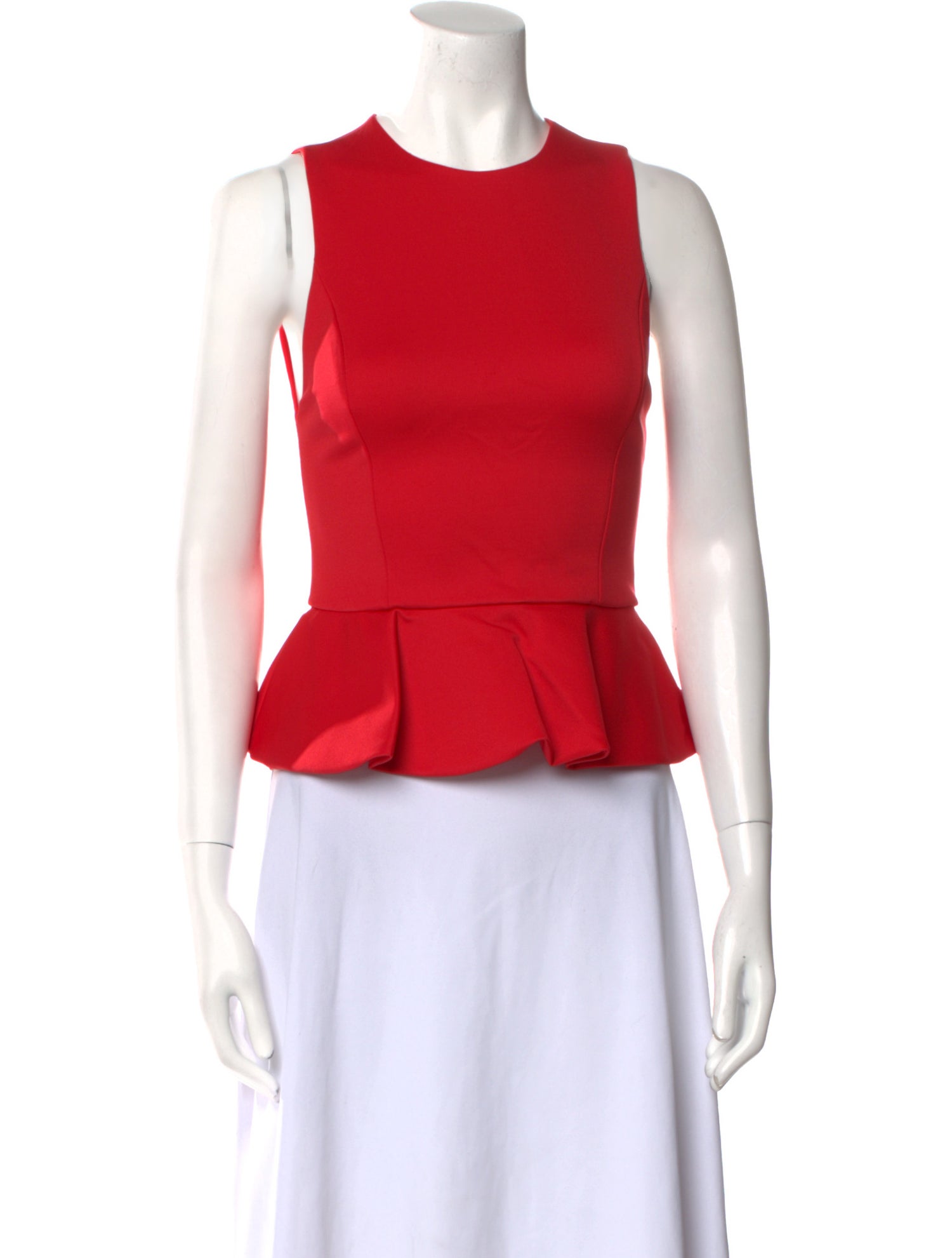 Alice + Olivia Crew Neck Sleeveless Crop Top w/ Tags