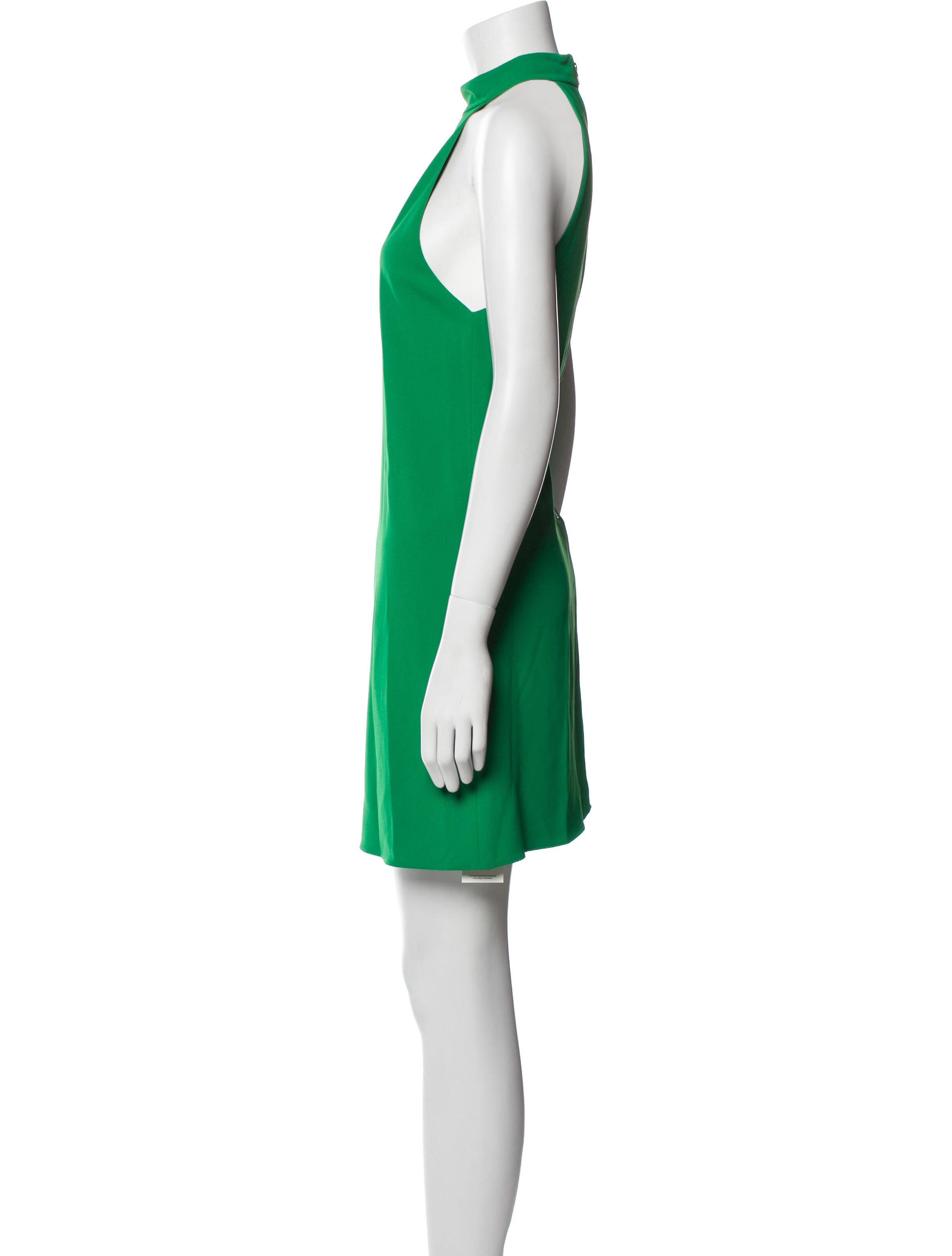 Alice + Olivia Mock Neck Mini Dress