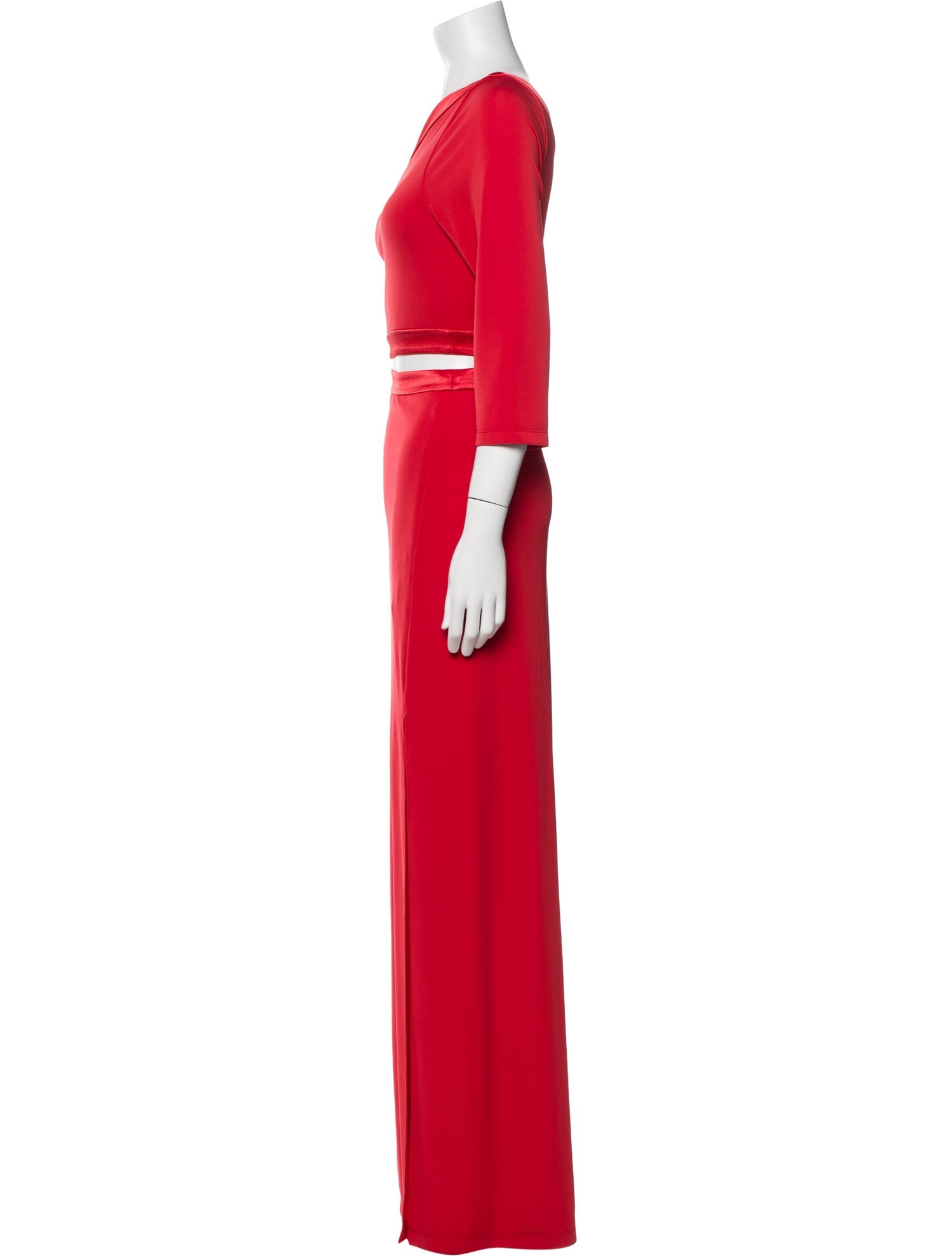 Alice + Olivia One-Shoulder Long Dress