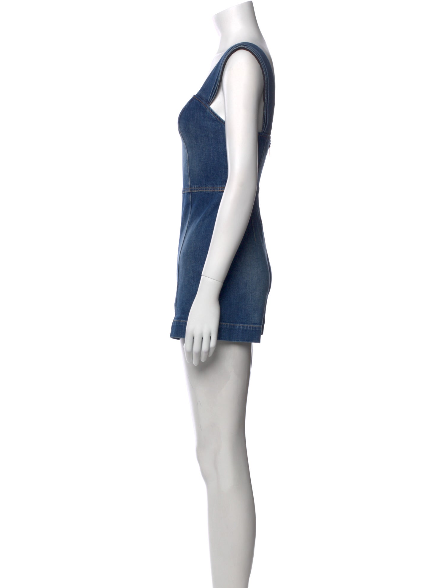 Alice + Olivia Square Neckline Romper