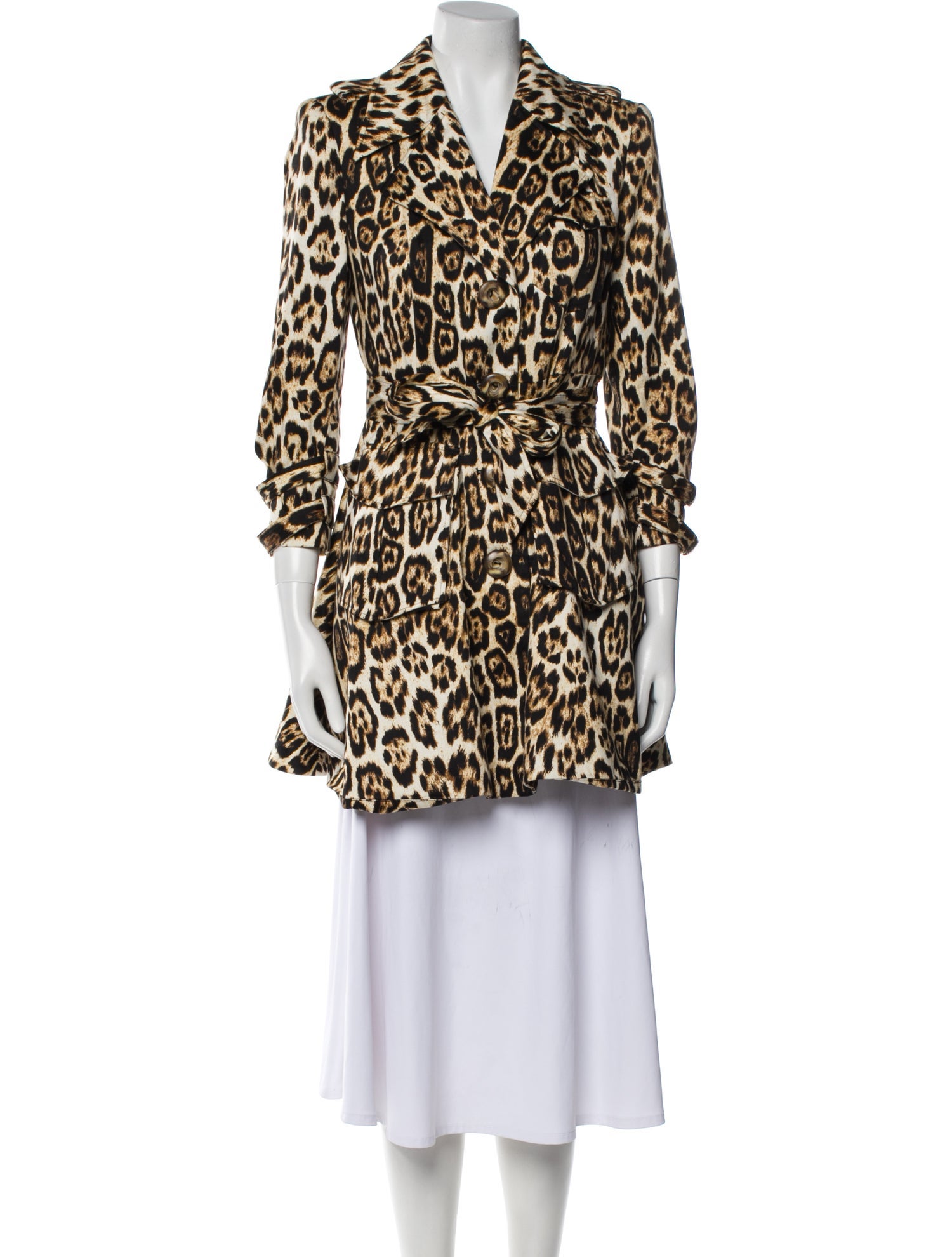 Alice + Olivia Animal Print Faux Fur Coat