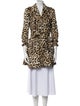 Alice + Olivia Animal Print Faux Fur Coat