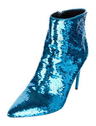 Alice + Olivia Sequins Sequin Embellishments Boots