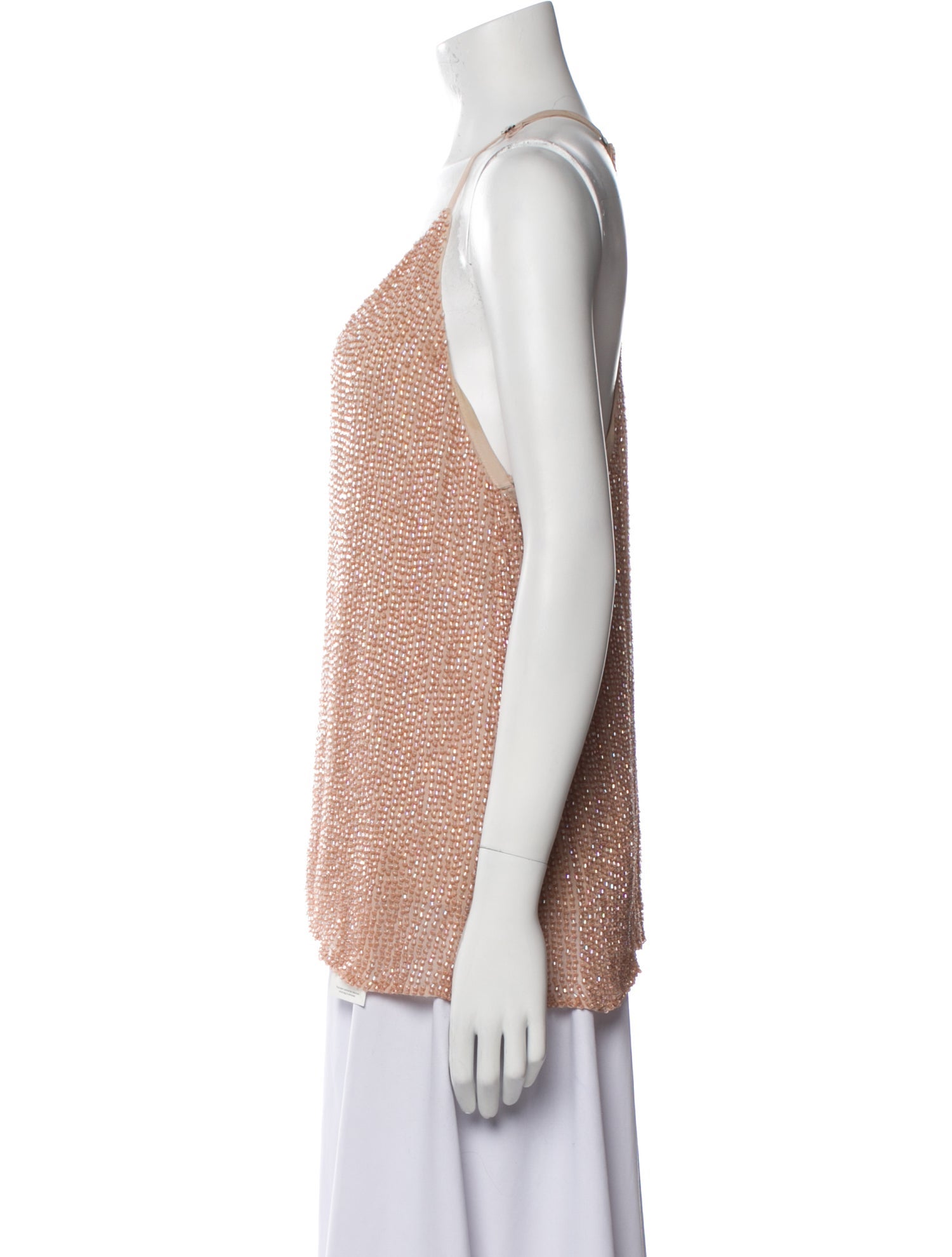 Alice + Olivia Silk V-Neck Top