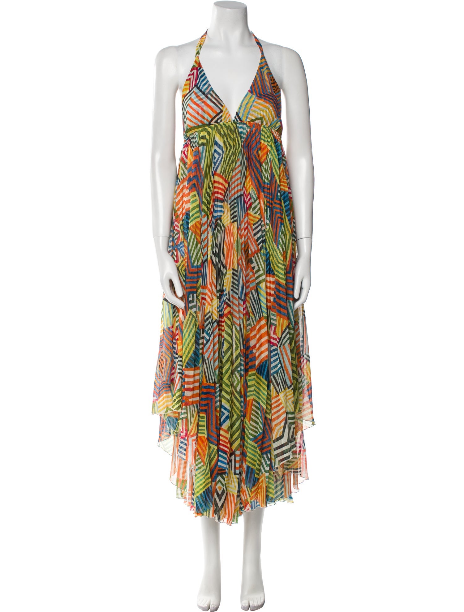Alice + Olivia Printed Long Dress
