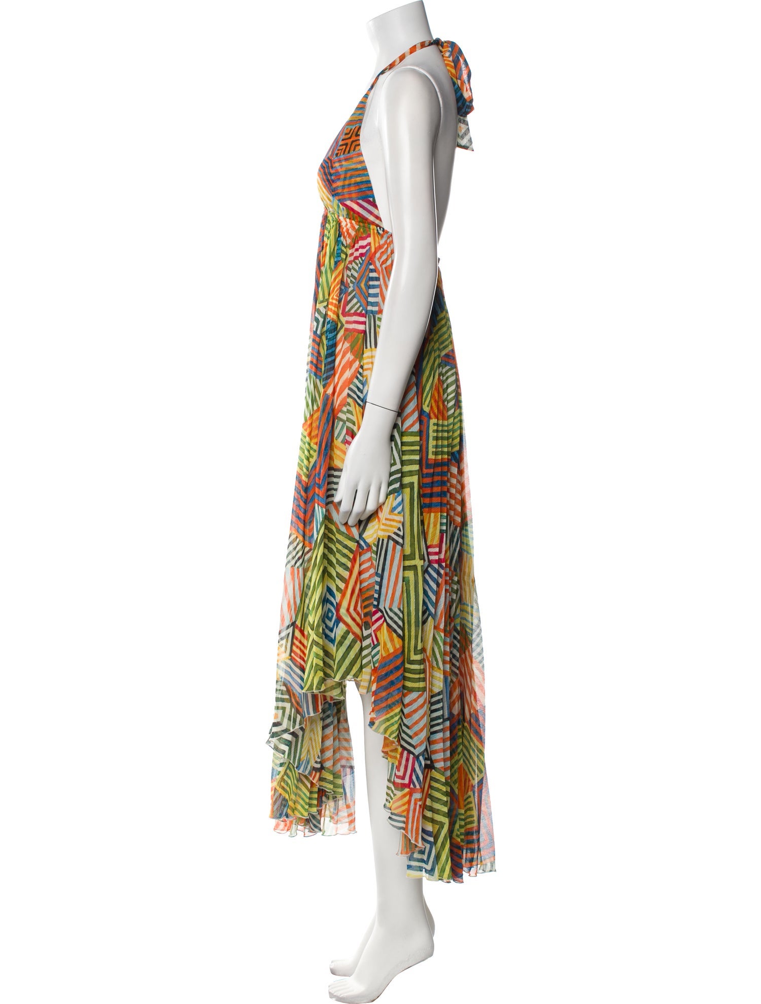 Alice + Olivia Printed Long Dress