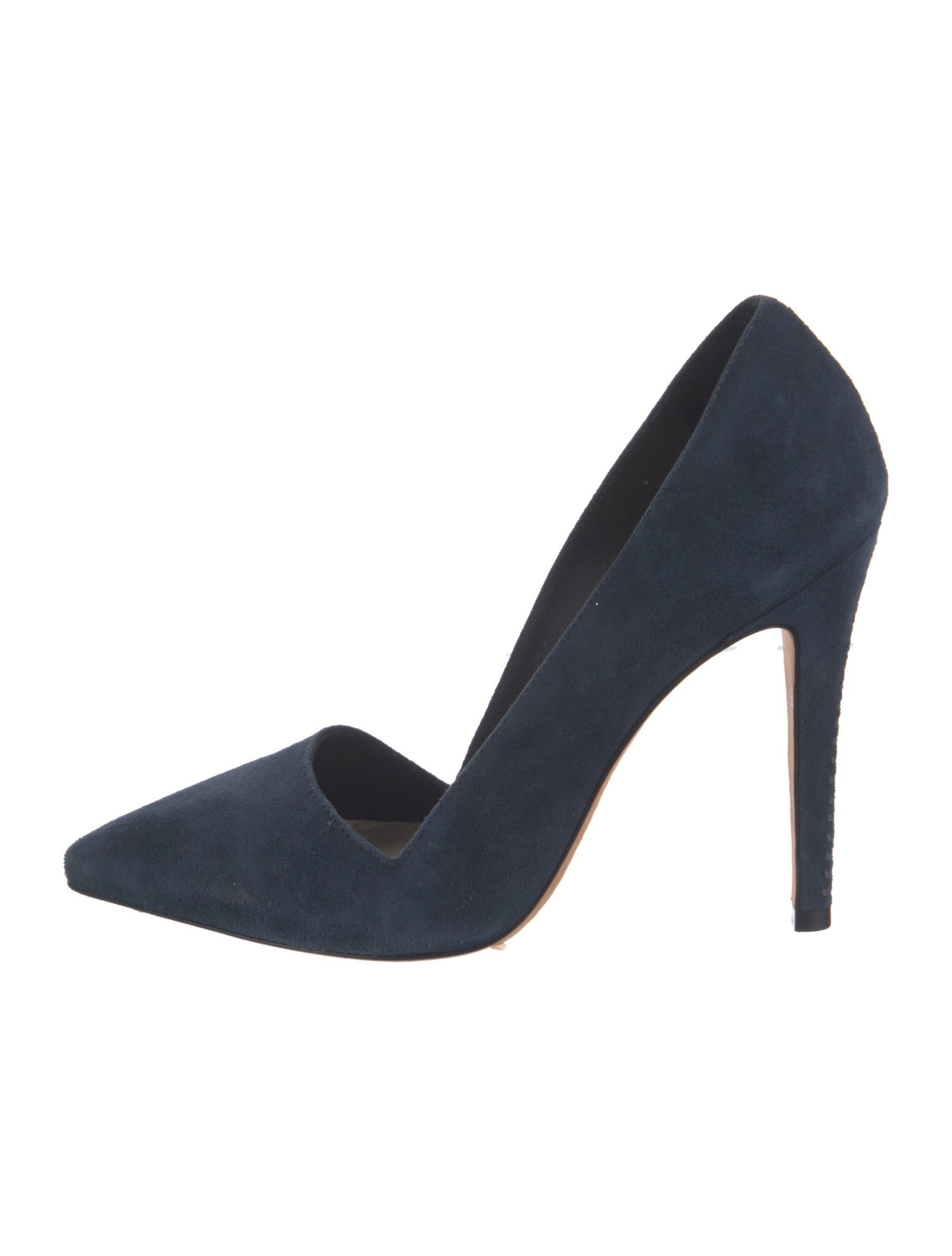 Alice + Olivia Suede D'Orsay Pumps