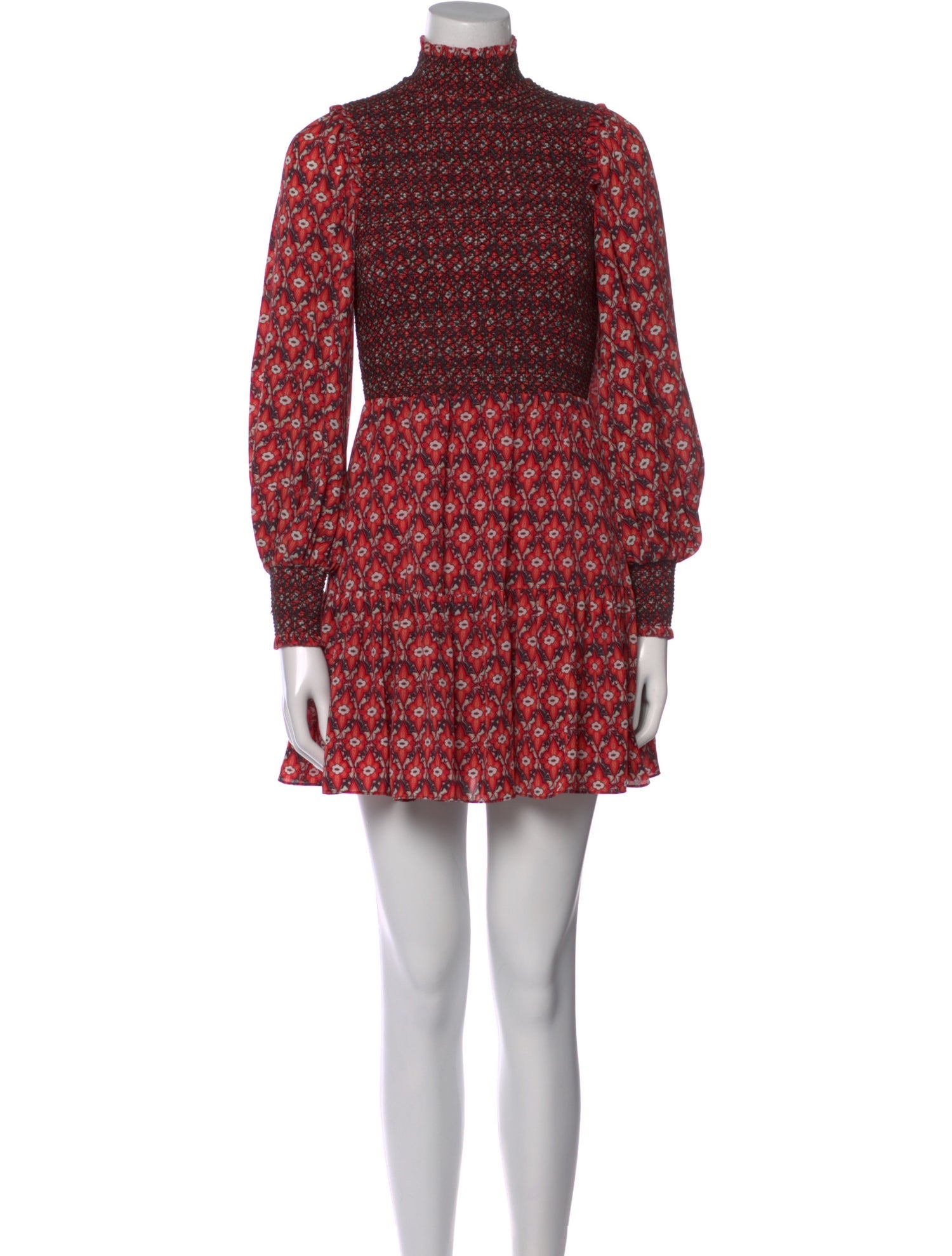 Alice + Olivia Floral Print Mini Dress