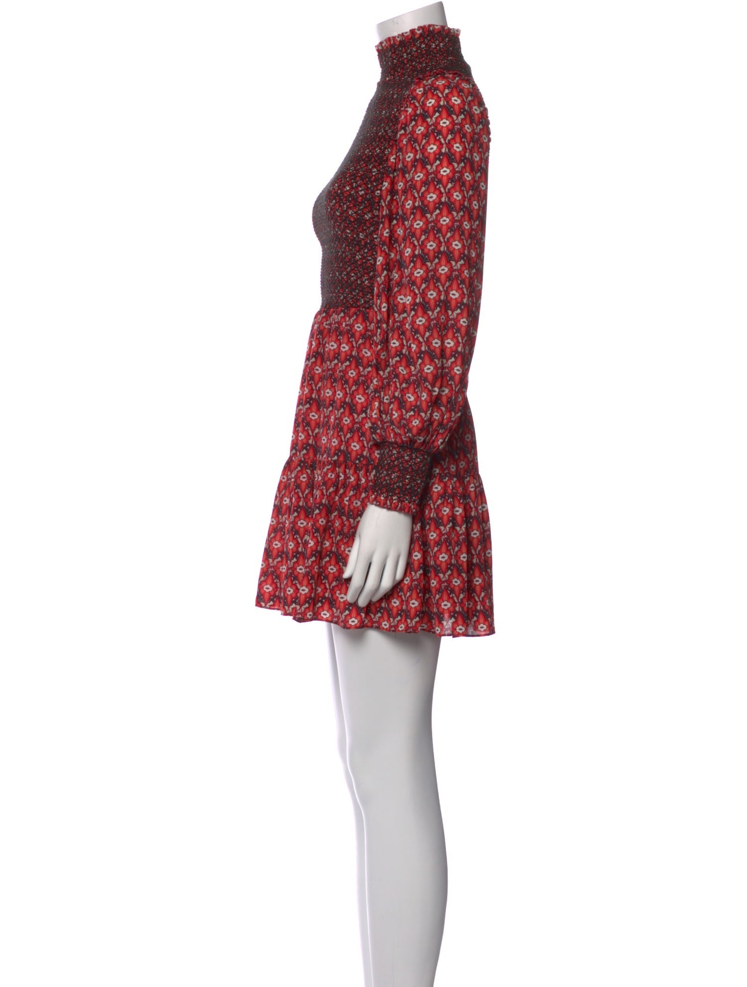 Alice + Olivia Floral Print Mini Dress