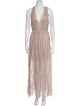 Alice + Olivia V-Neck Long Dress
