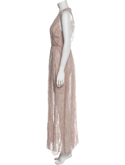 Alice + Olivia V-Neck Long Dress