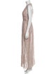 Alice + Olivia V-Neck Long Dress