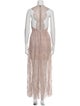 Alice + Olivia V-Neck Long Dress