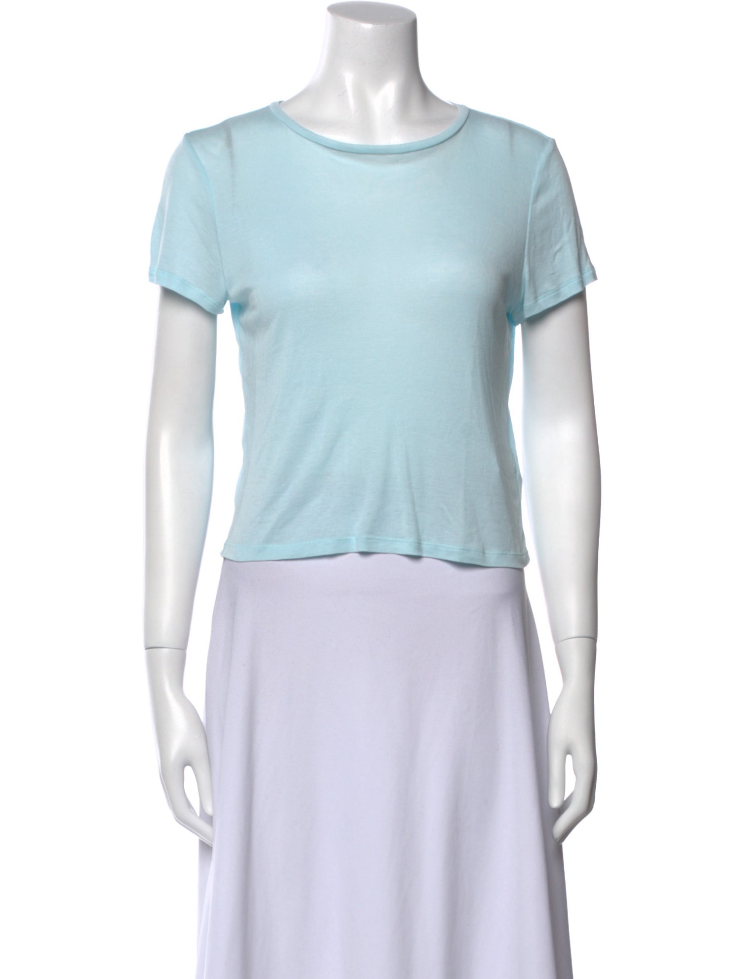 Alice + Olivia Scoop Neck Short Sleeve T-Shirt