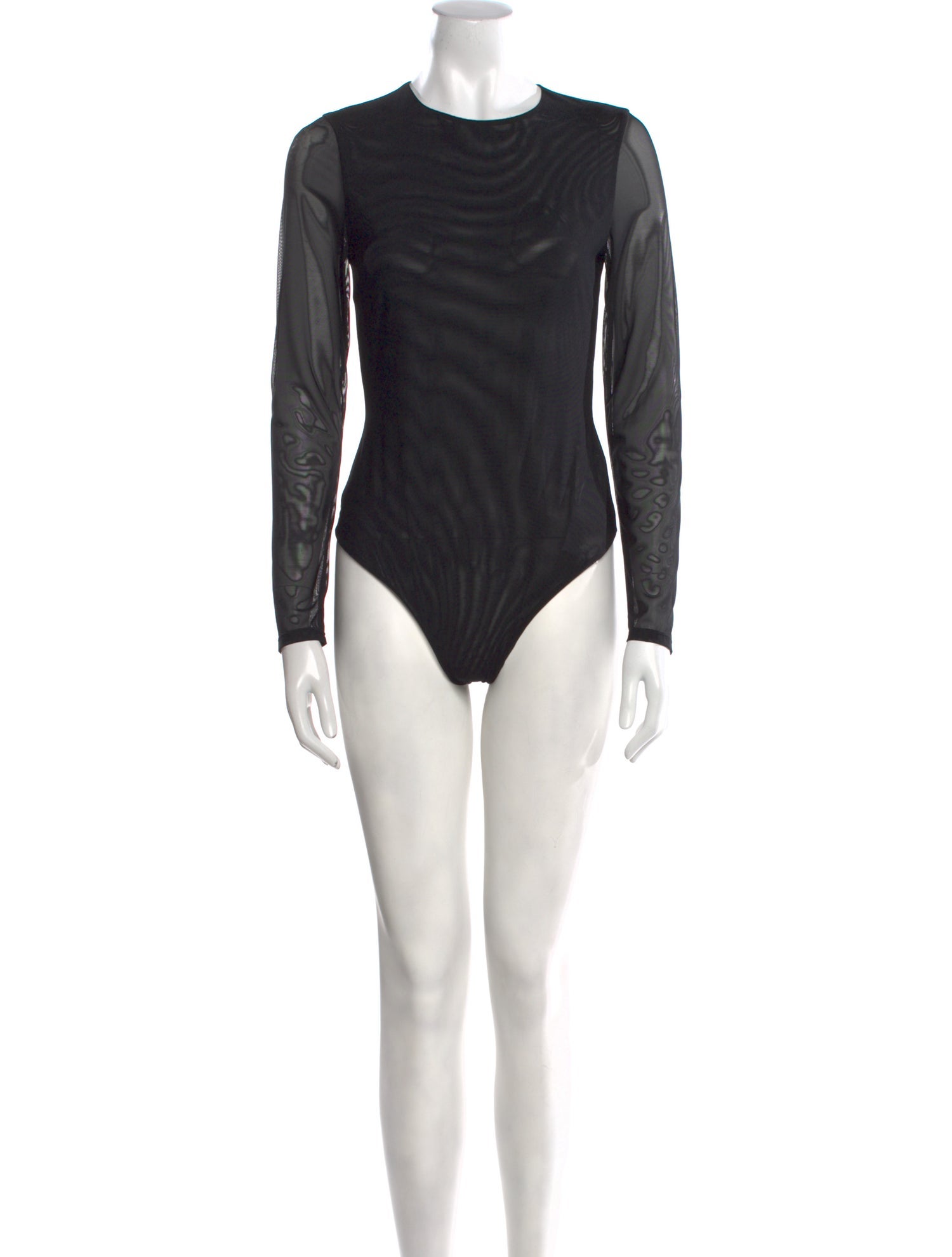 Alice + Olivia Crew Neck Long Sleeve Bodysuit