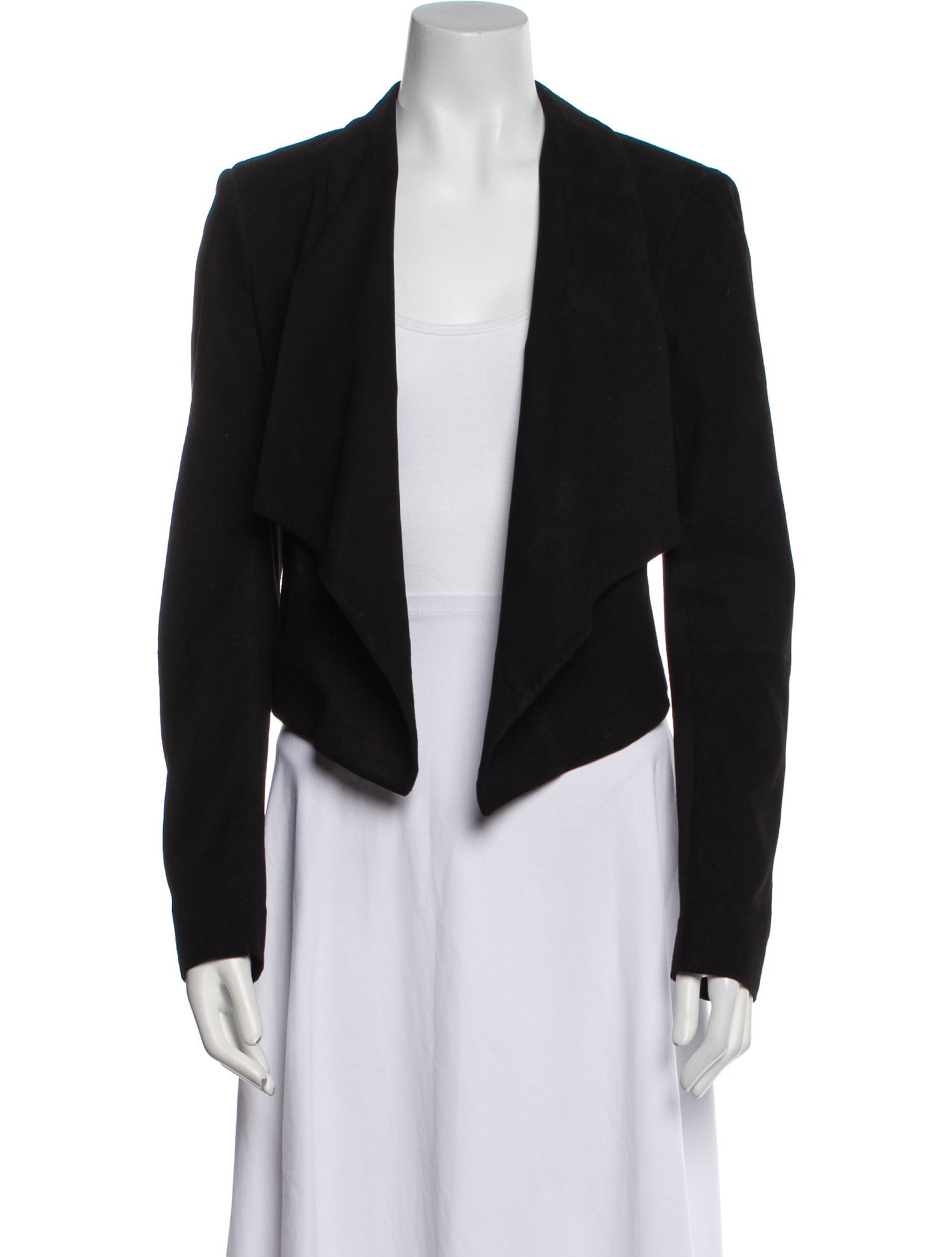 Alice + Olivia Leather Blazer