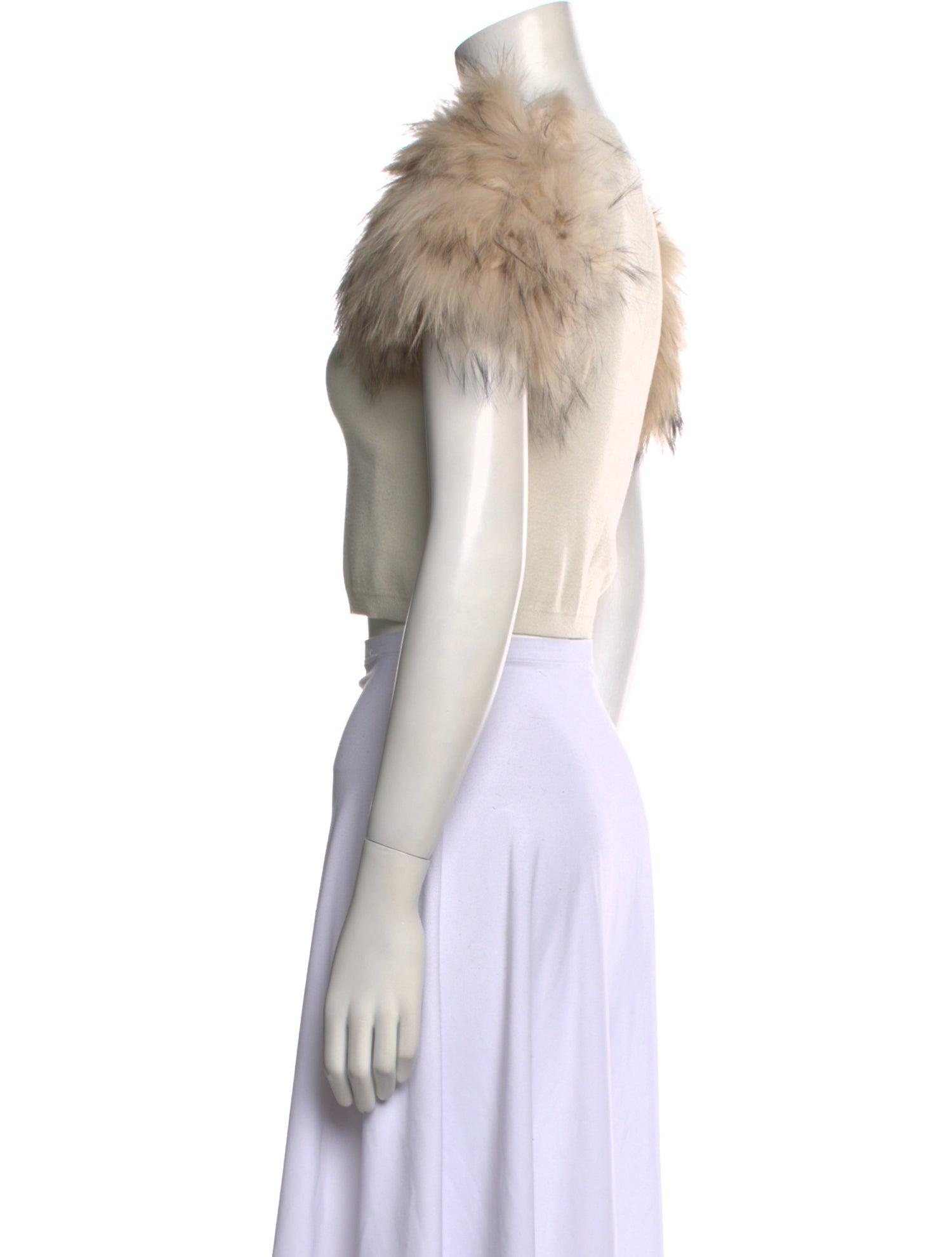 Alice + Olivia Scoop Neck Short Sleeve Crop Top