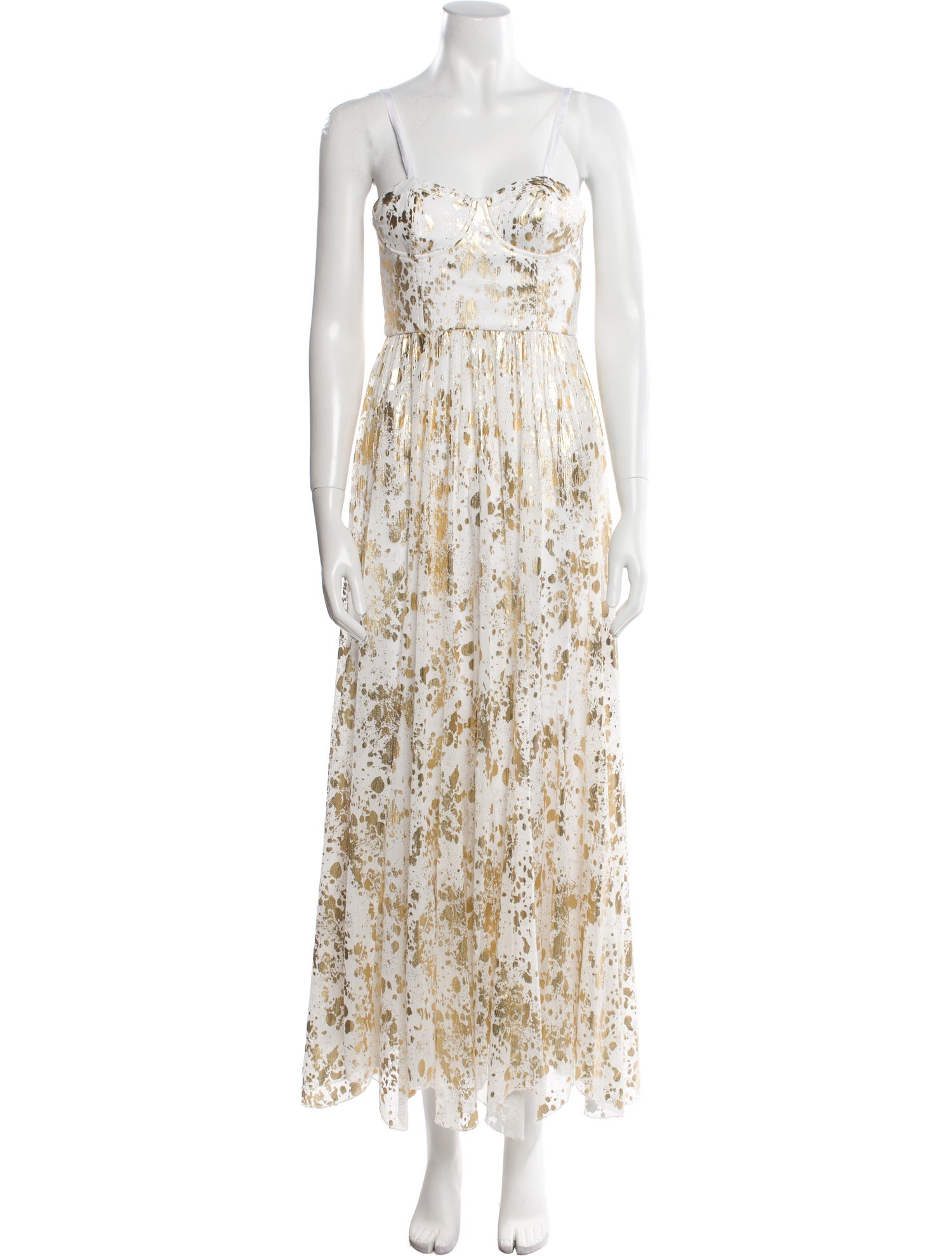 Alice + Olivia Printed Long Dress