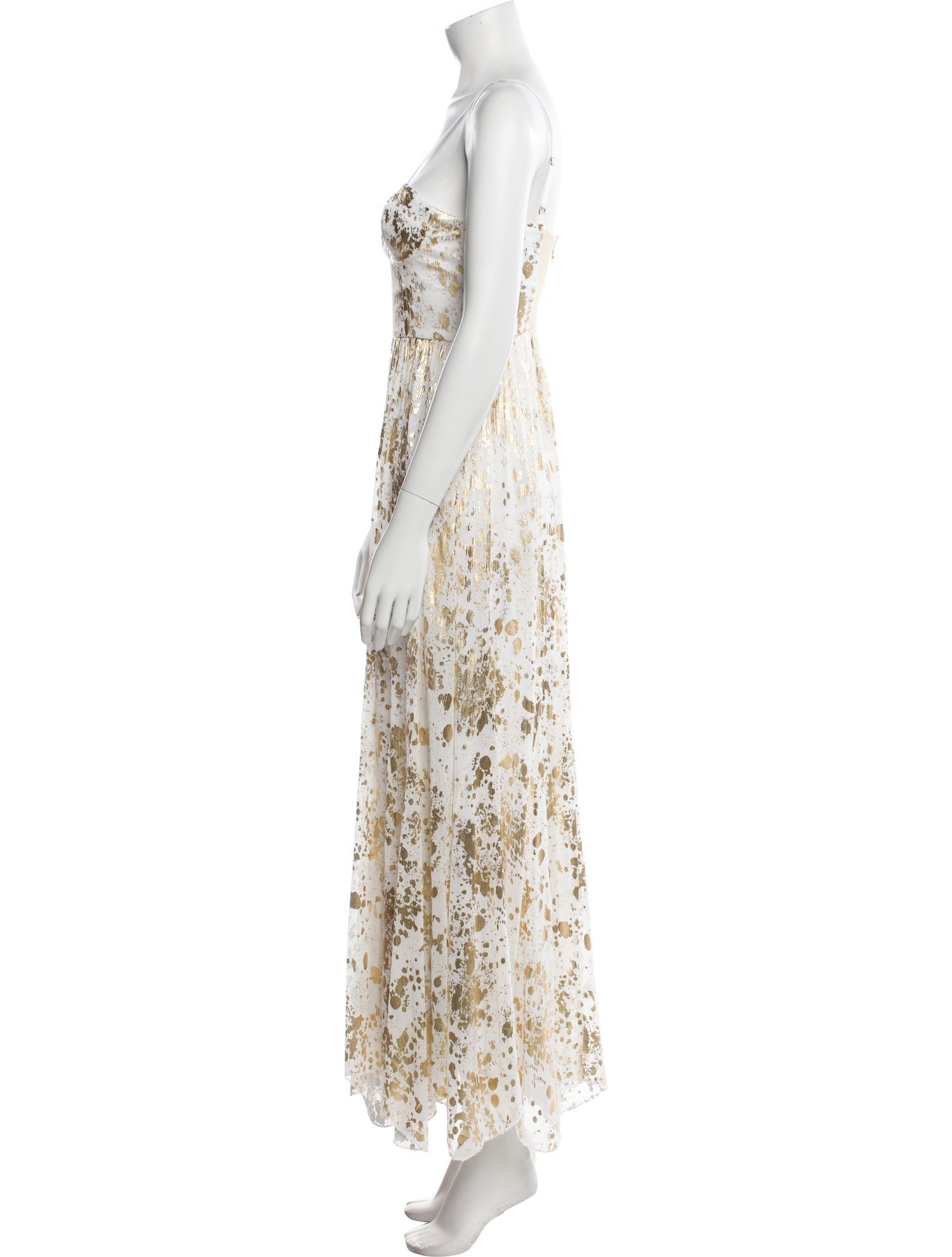 Alice + Olivia Printed Long Dress