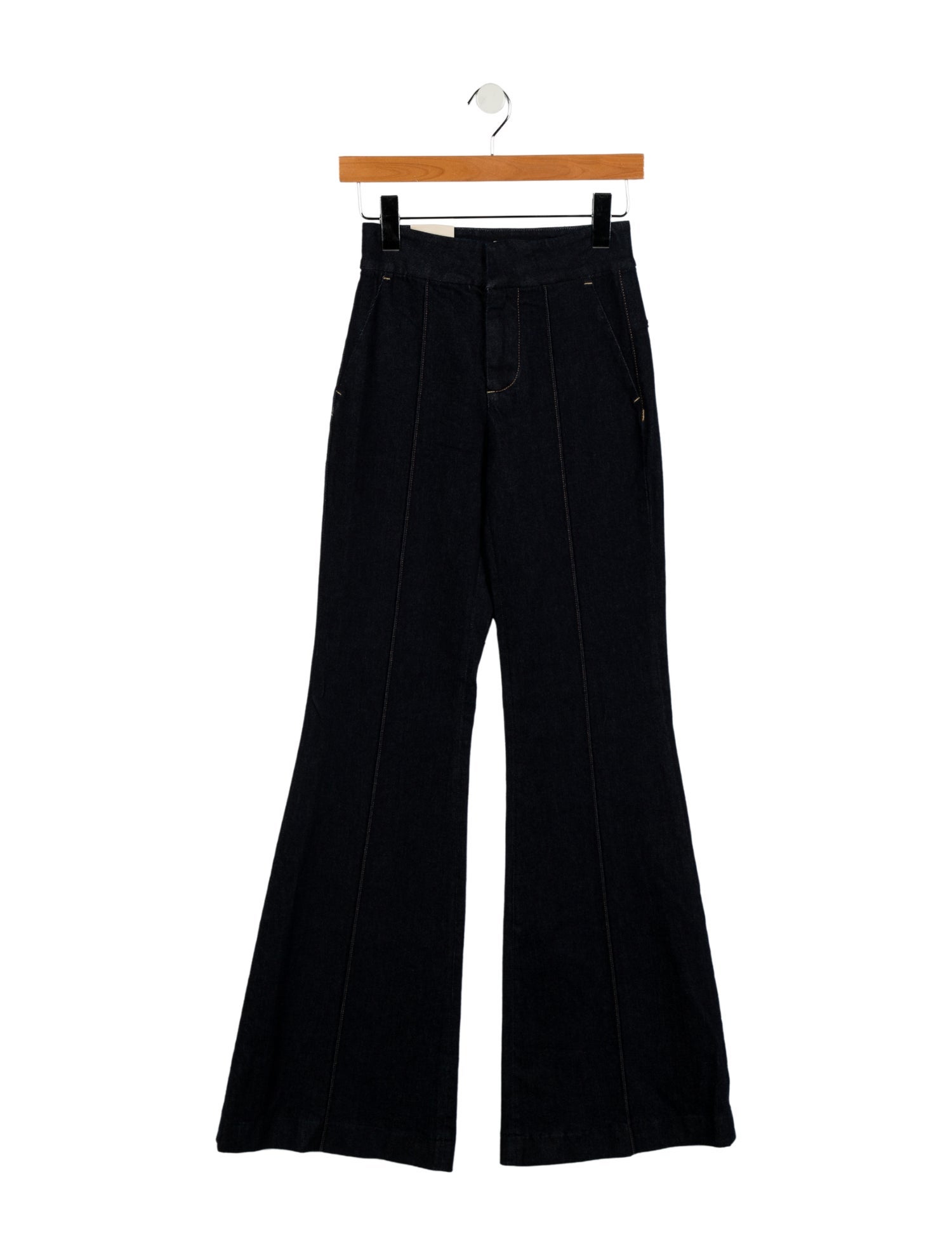 Alice + Olivia Mid-Rise Wide Leg Jeans w/ Tags