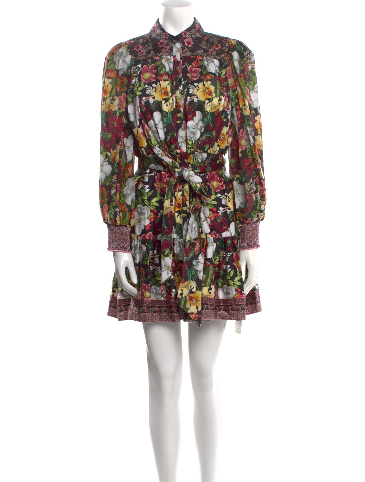 Alice + Olivia Floral Print Mini Dress w/ Tags