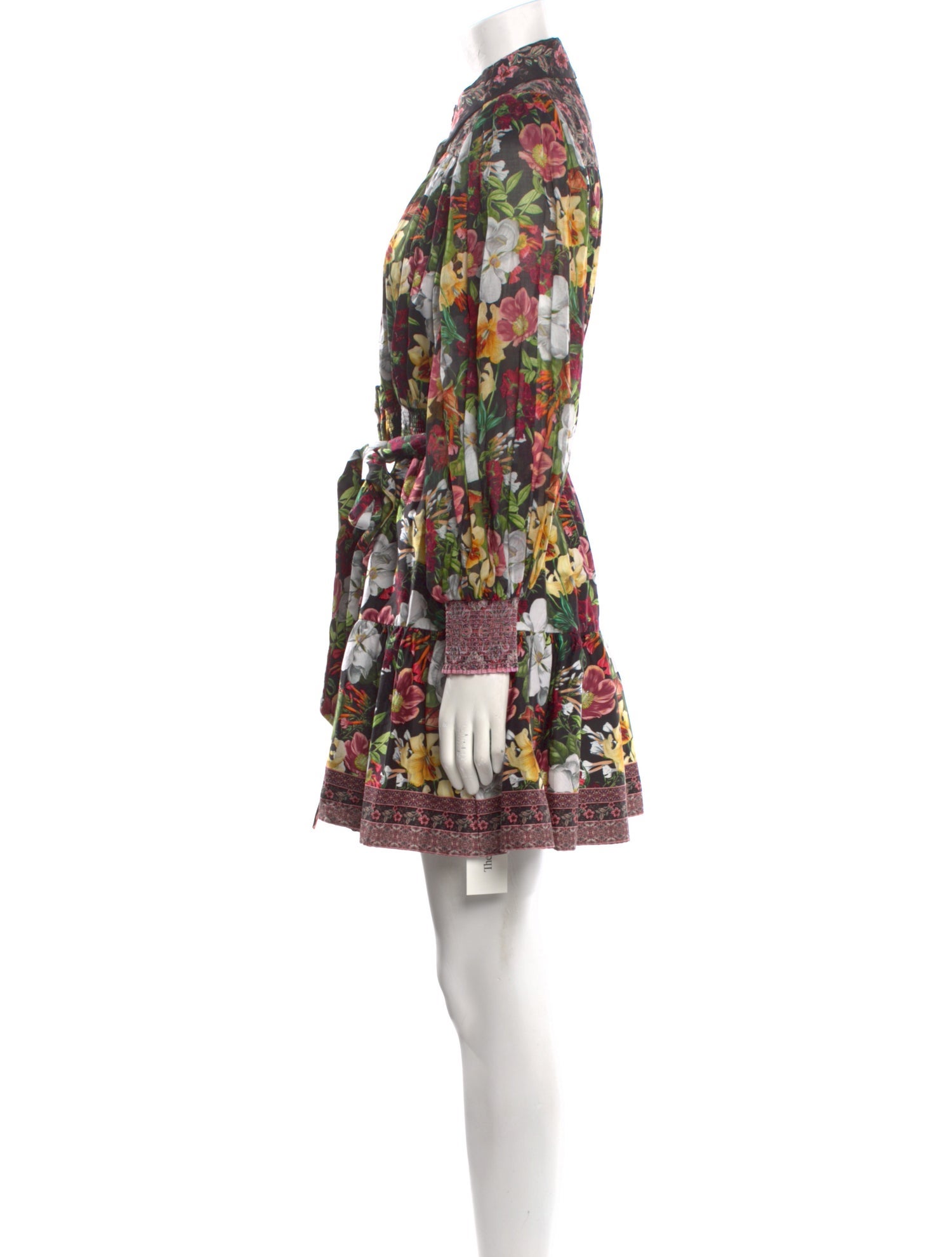 Alice + Olivia Floral Print Mini Dress w/ Tags