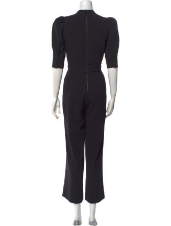Alice + Olivia Mock Neck Jumpsuit