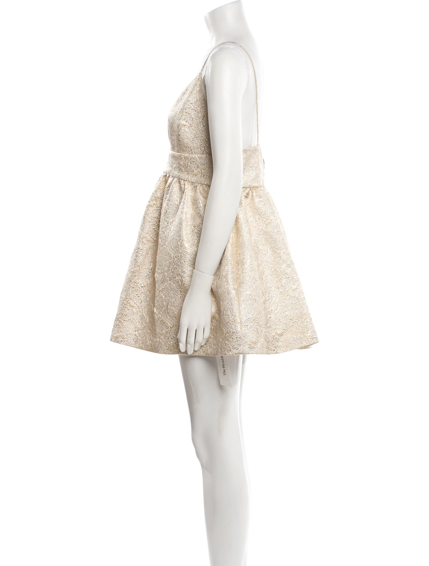 Alice + Olivia V-Neck Mini Dress